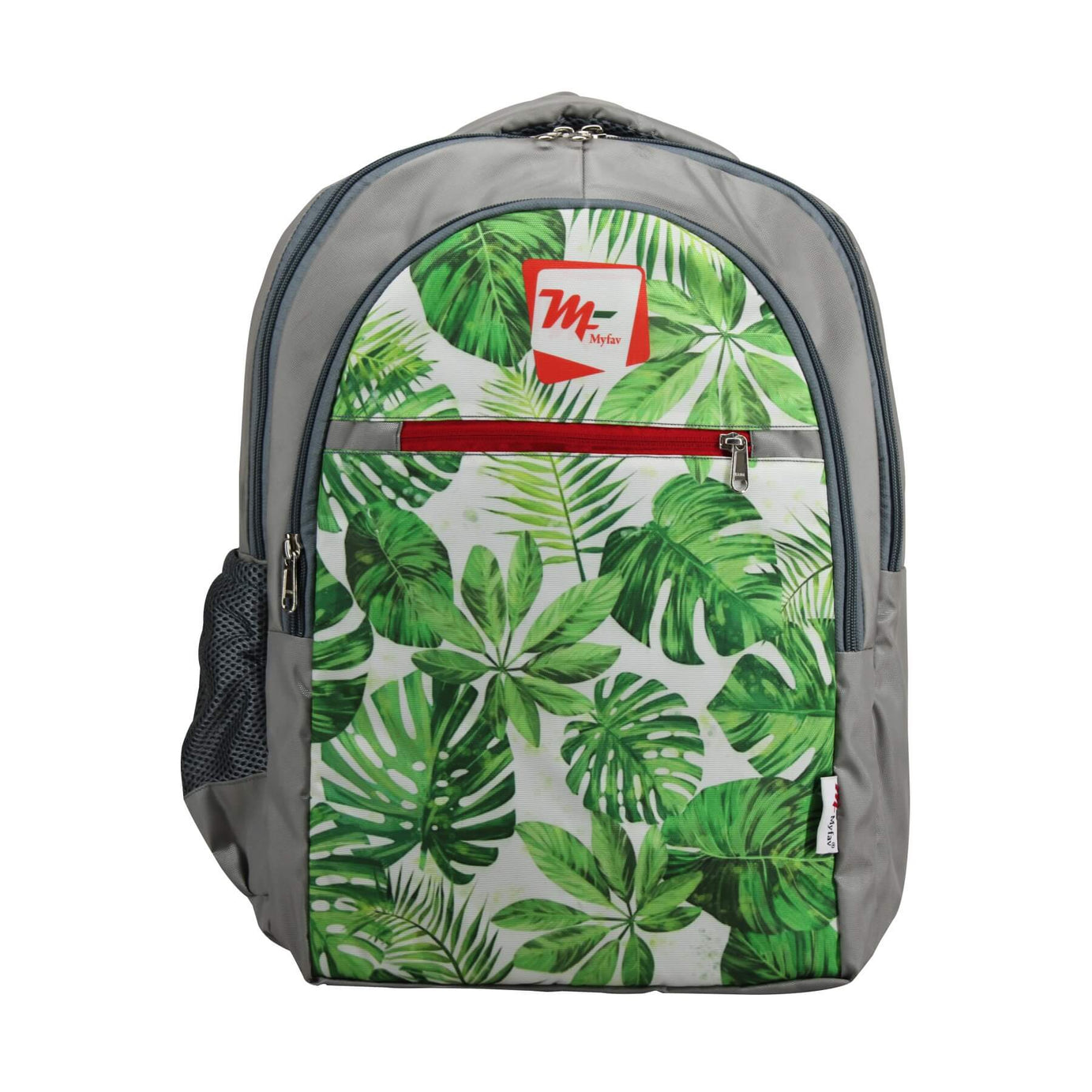 My Fav Nature Leafs Print Laptop Backpack / School Bag for Boys Girls