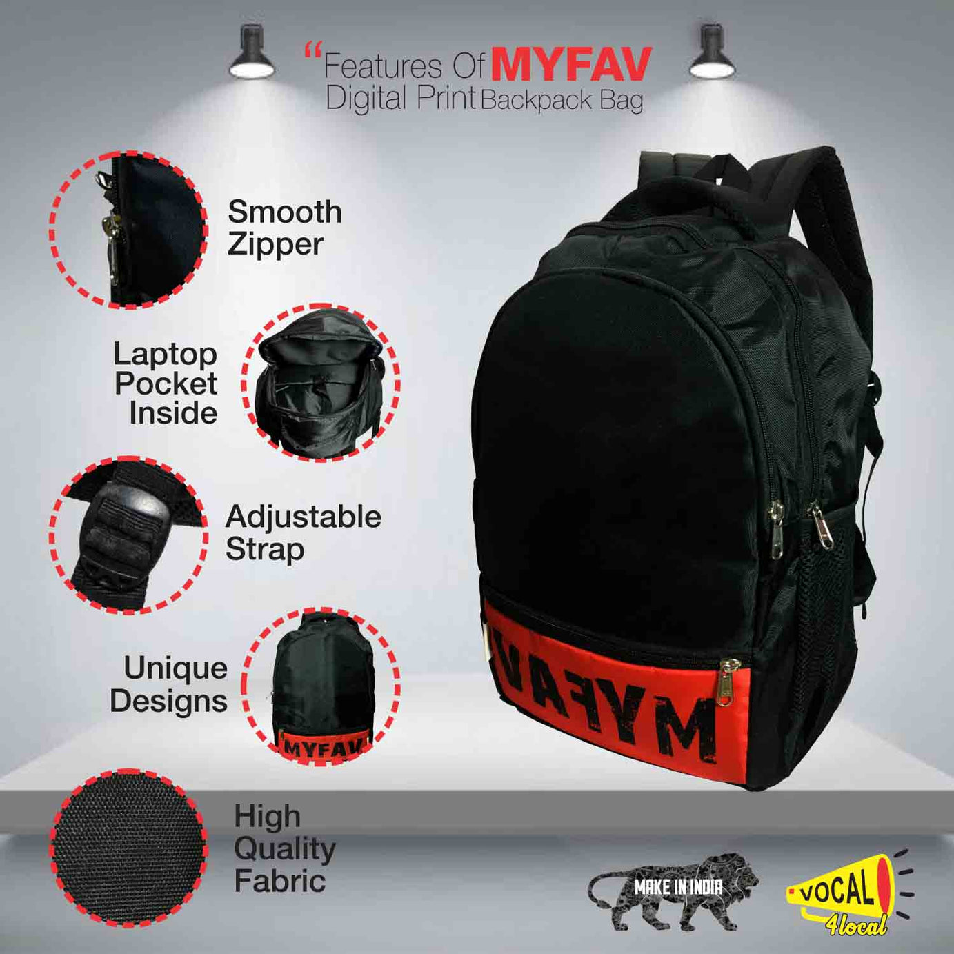 My Fav Office Bag / Laptop Backpack for Men Women