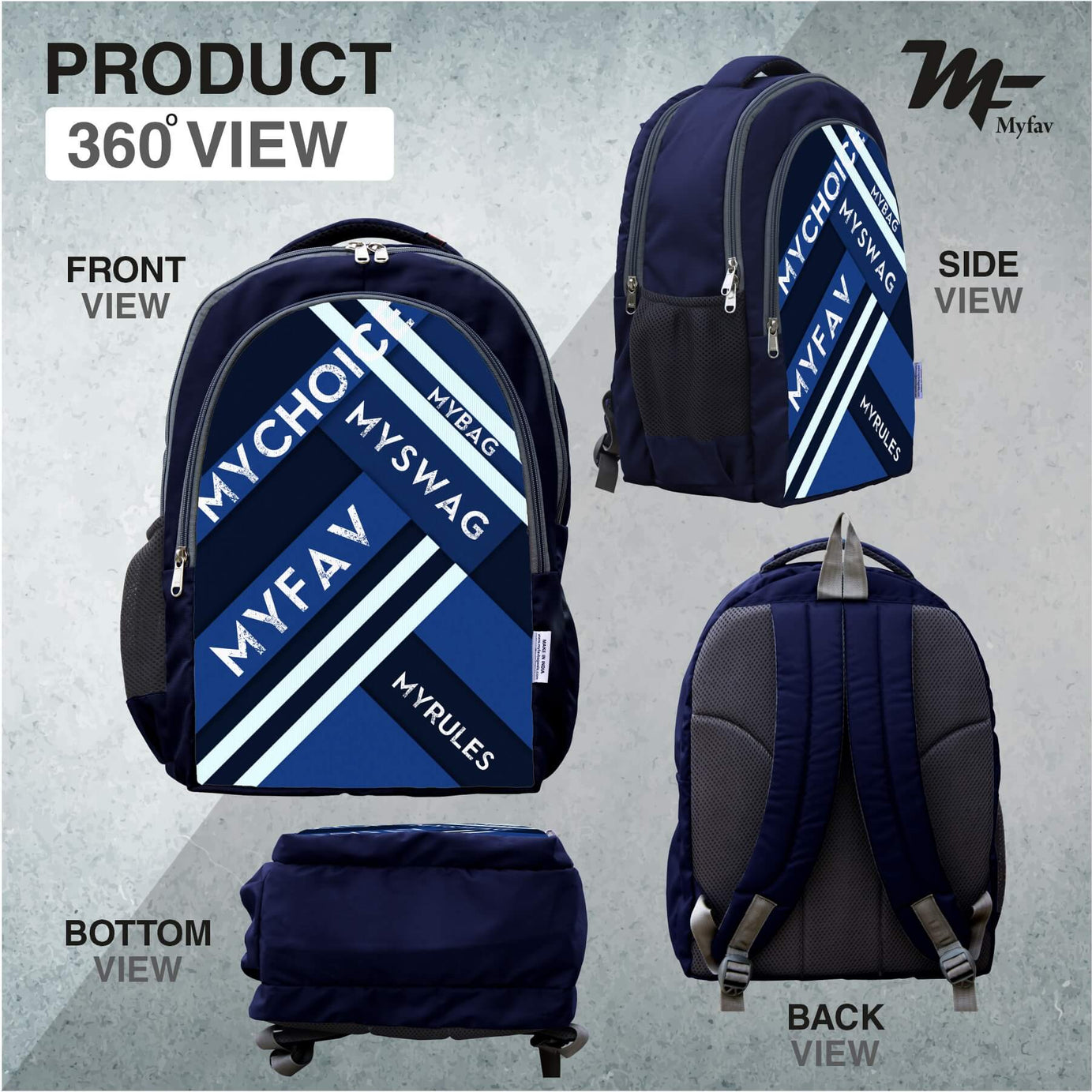 Adventure Backpack - Striped Print