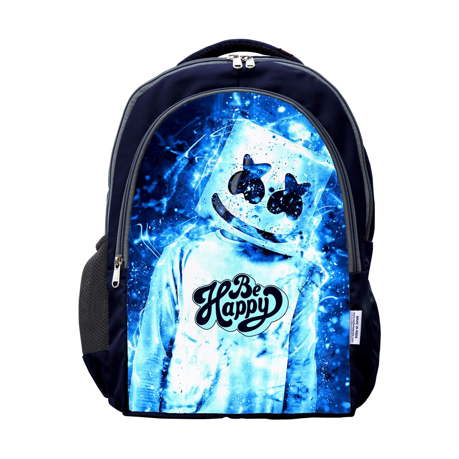 Adventure Backpack - Marshmello face Print