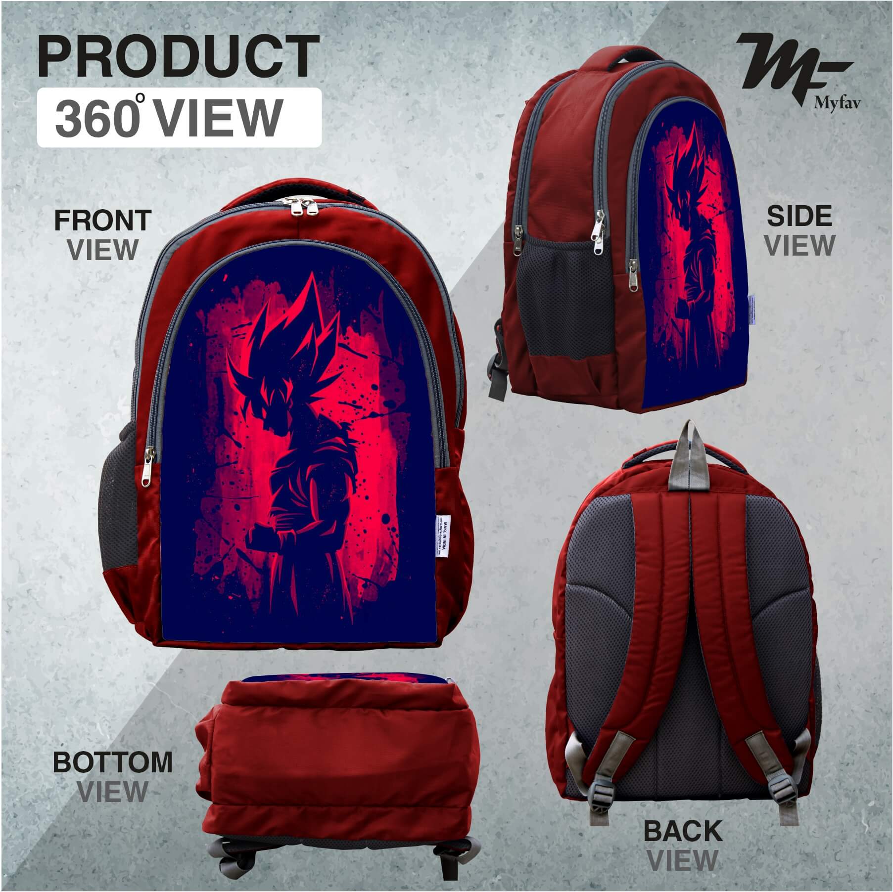 Adventure Backpack - Superhero Print