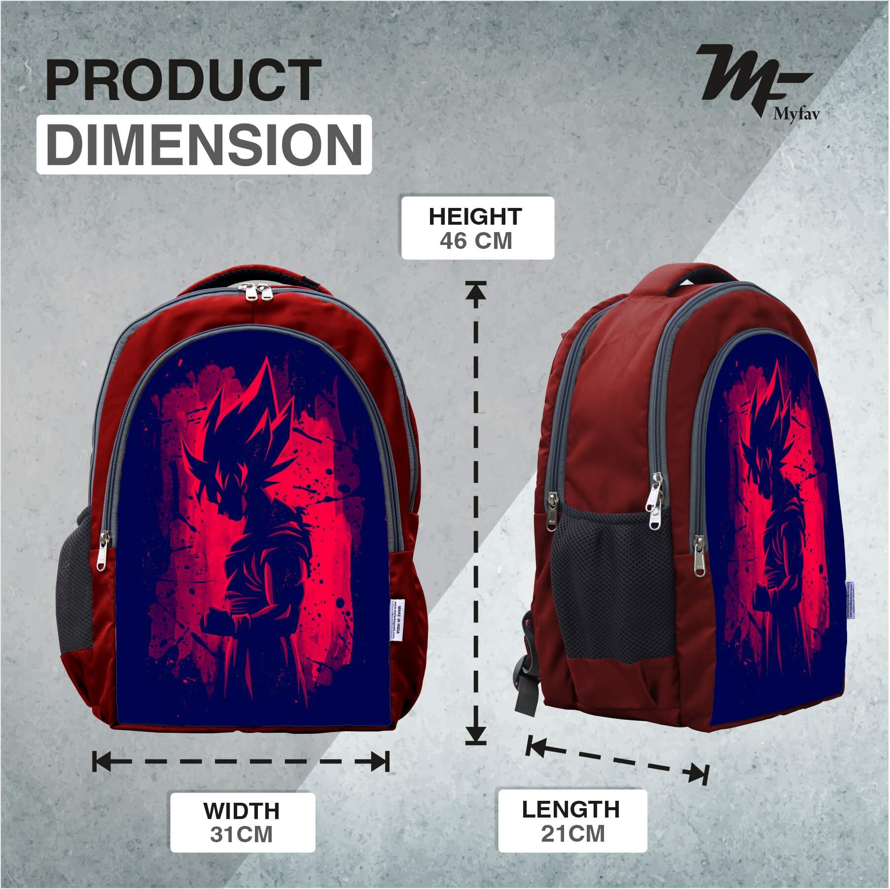 Adventure Backpack - Superhero Print