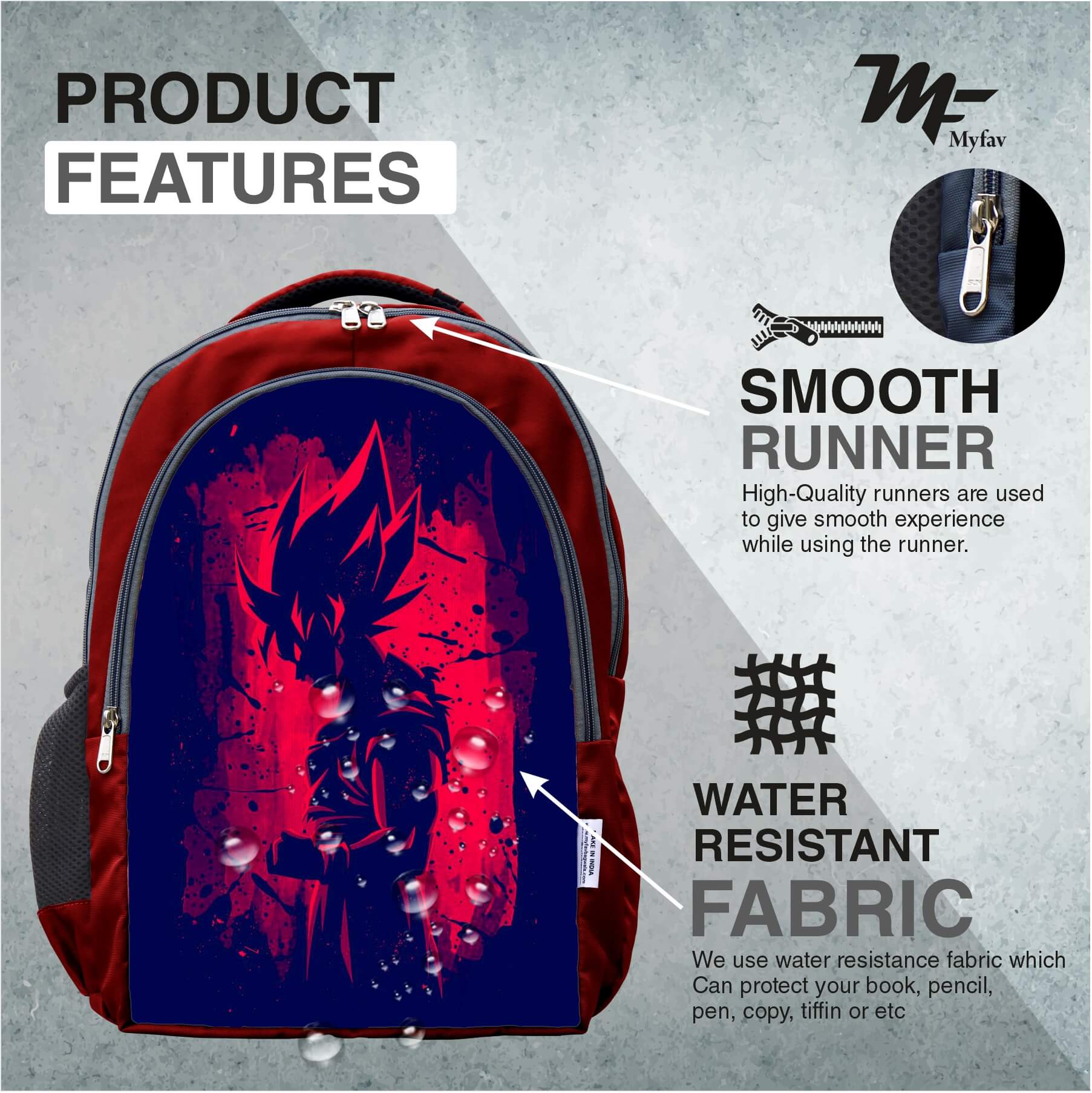 Adventure Backpack - Superhero Print