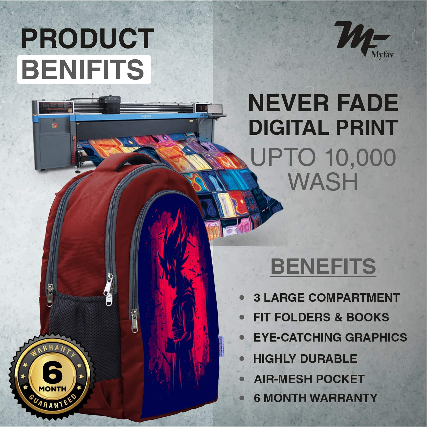 Adventure Backpack - Superhero Print