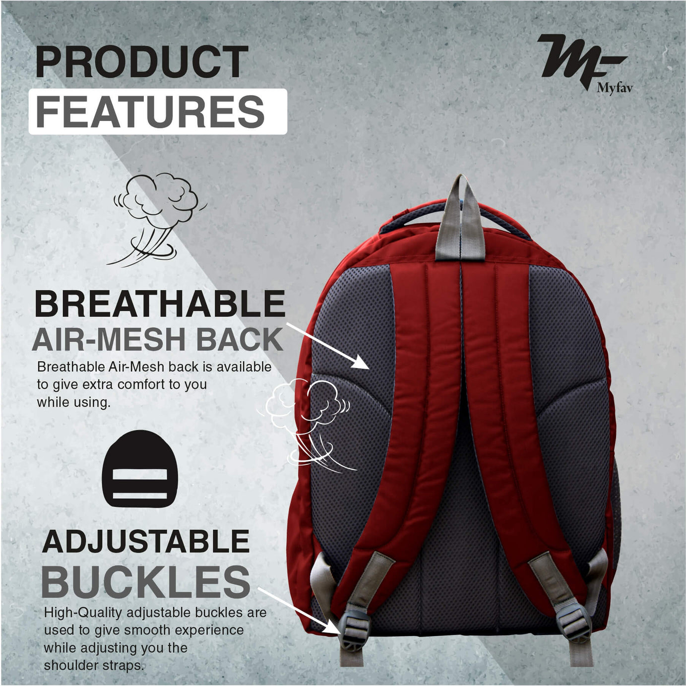 Adventure Backpack - Multi Striped Print