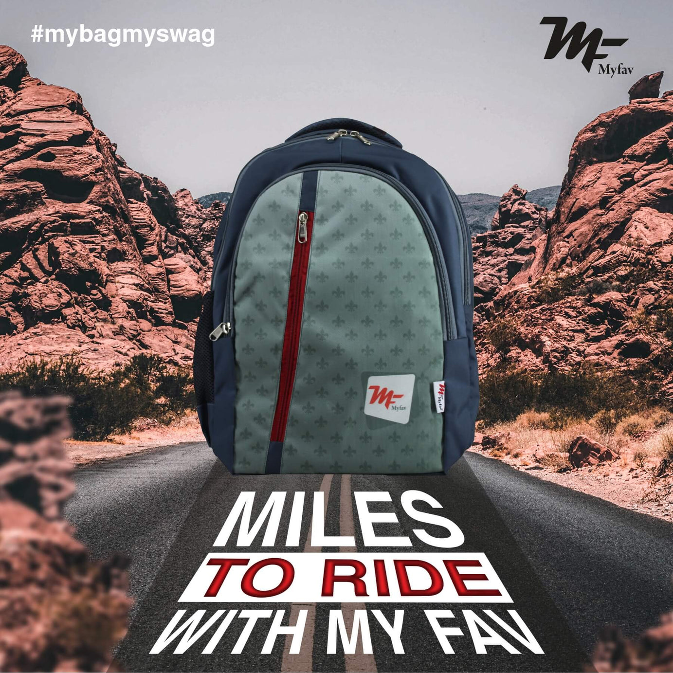 Adventure Backpack - Printed Laptop Backpack