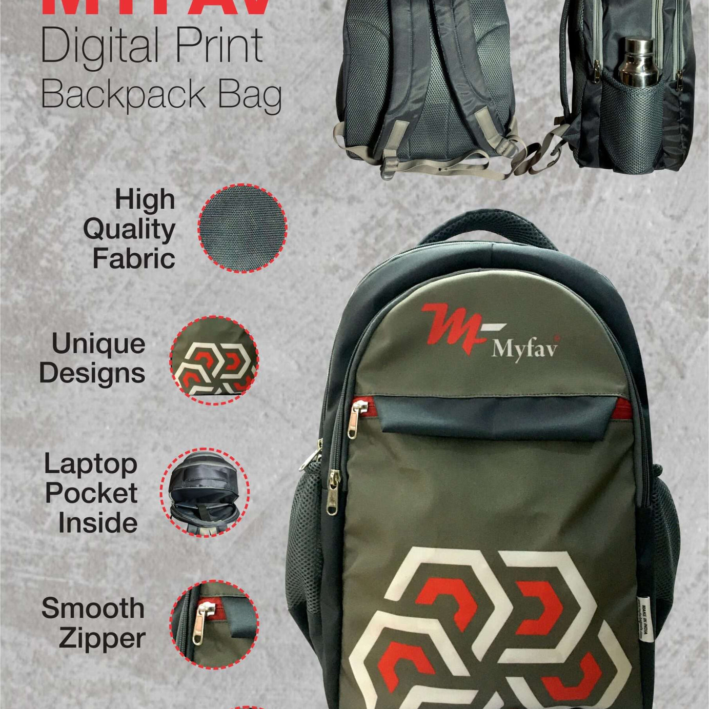 Adventure Backpack - Multi Print