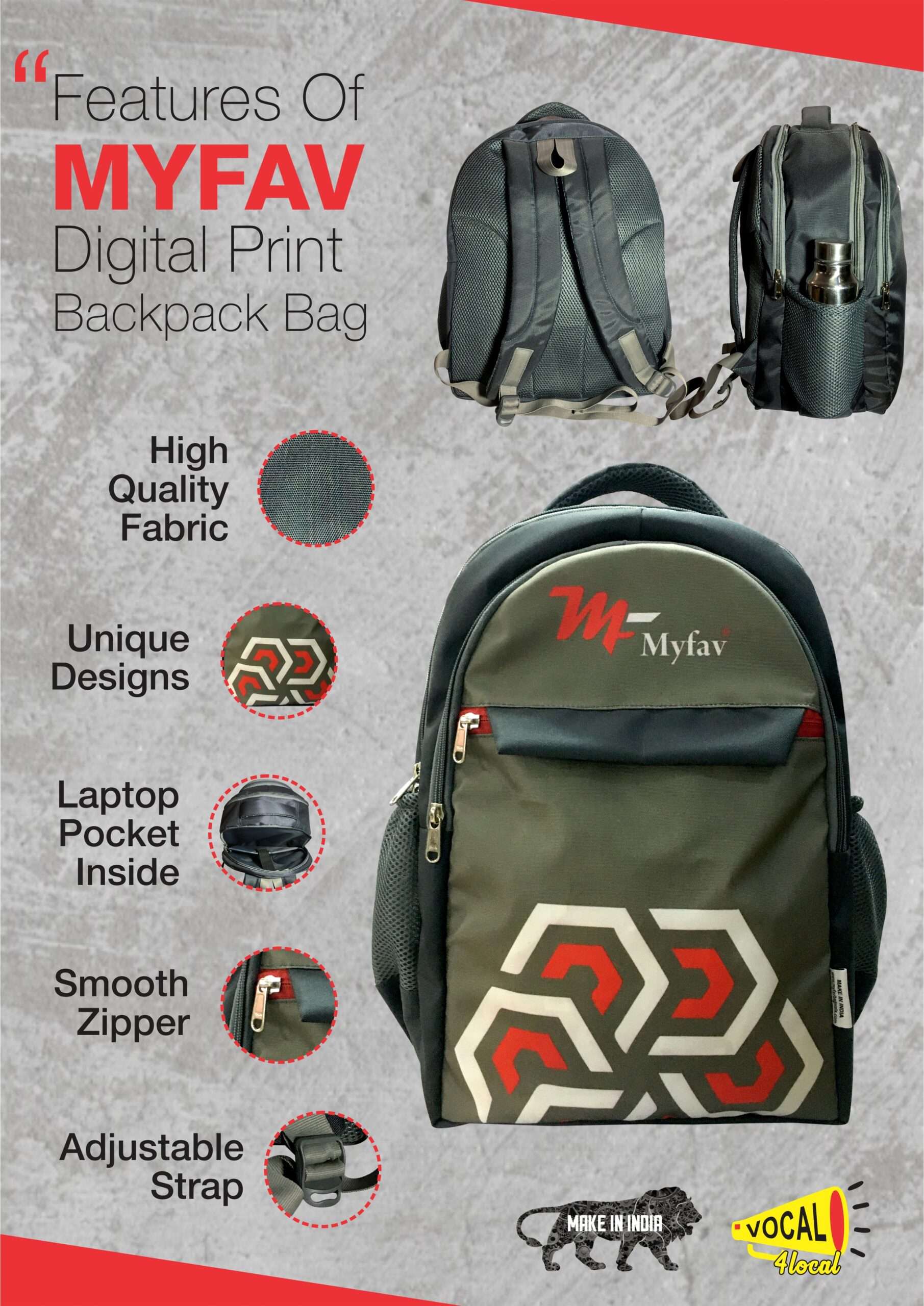 Adventure Backpack - Multi Print