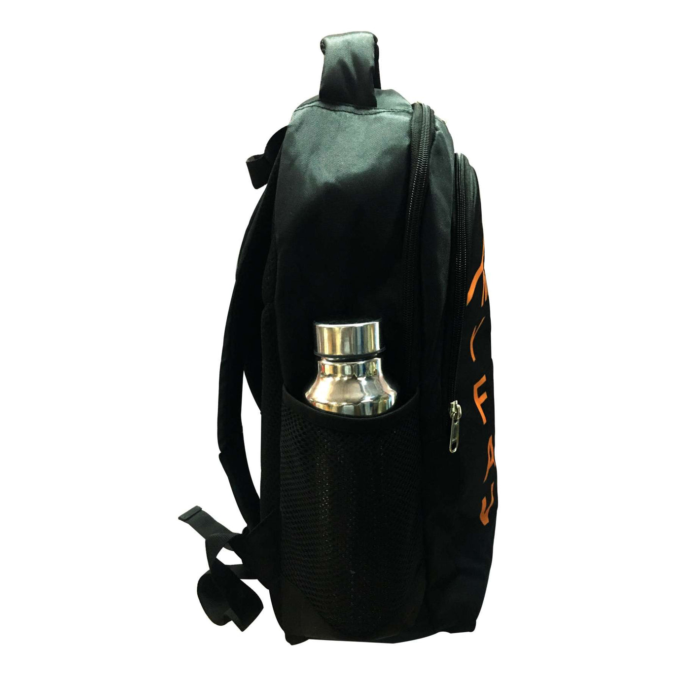 Orange Black Laptop Backpack for Office / School / Travel