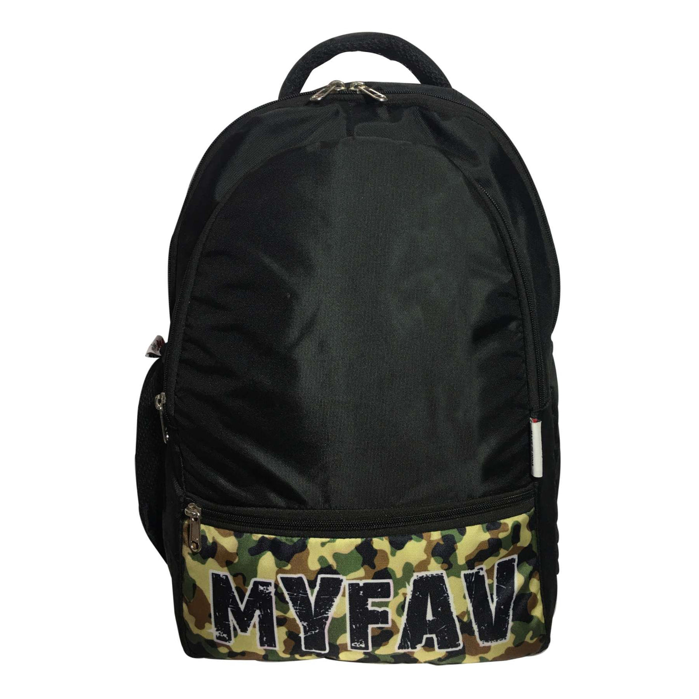 Camouflage Print Black Laptop Backpack For Men Women / School Backpack for Boys & Girls