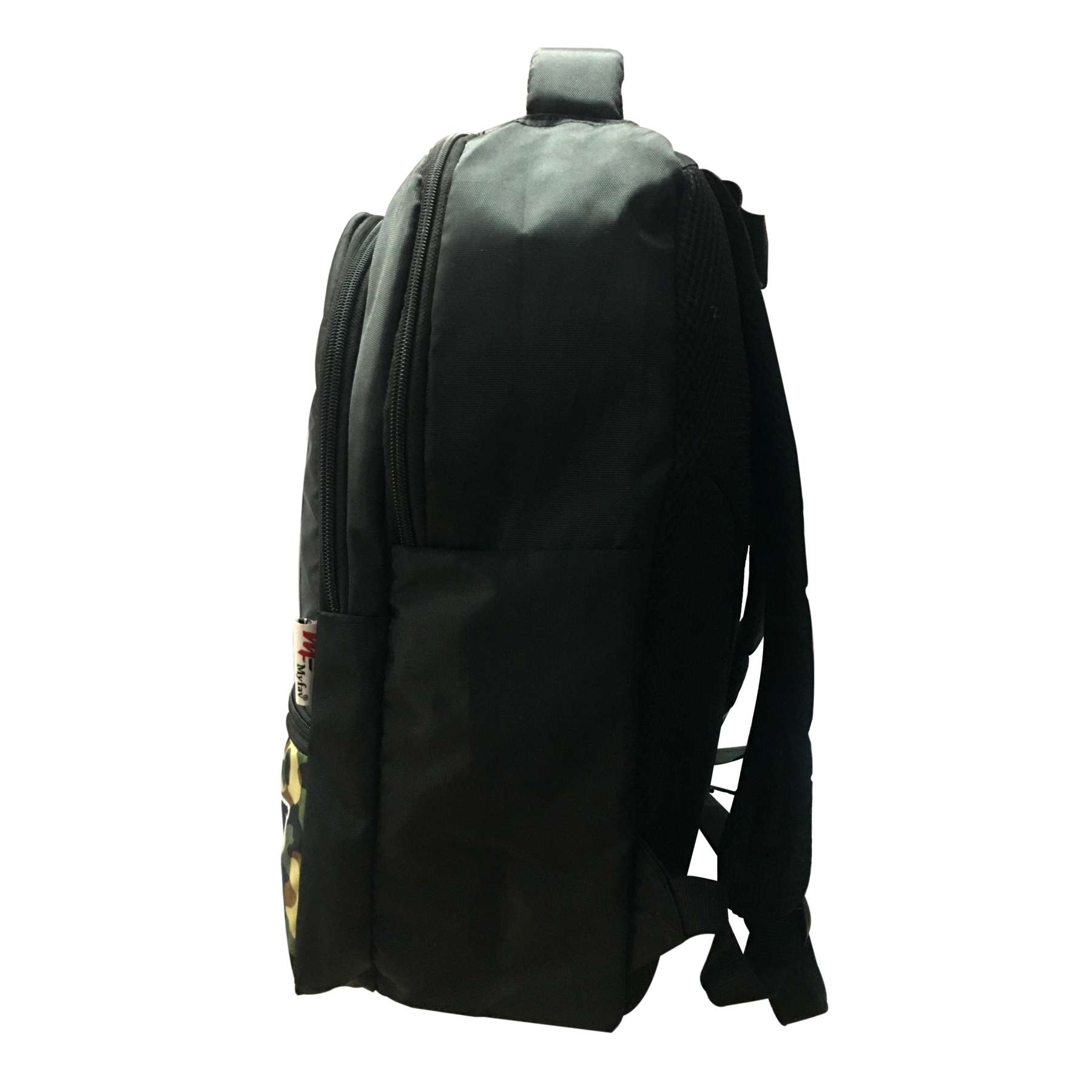 Camouflage Print Black Laptop Backpack For Men Women / School Backpack for Boys & Girls