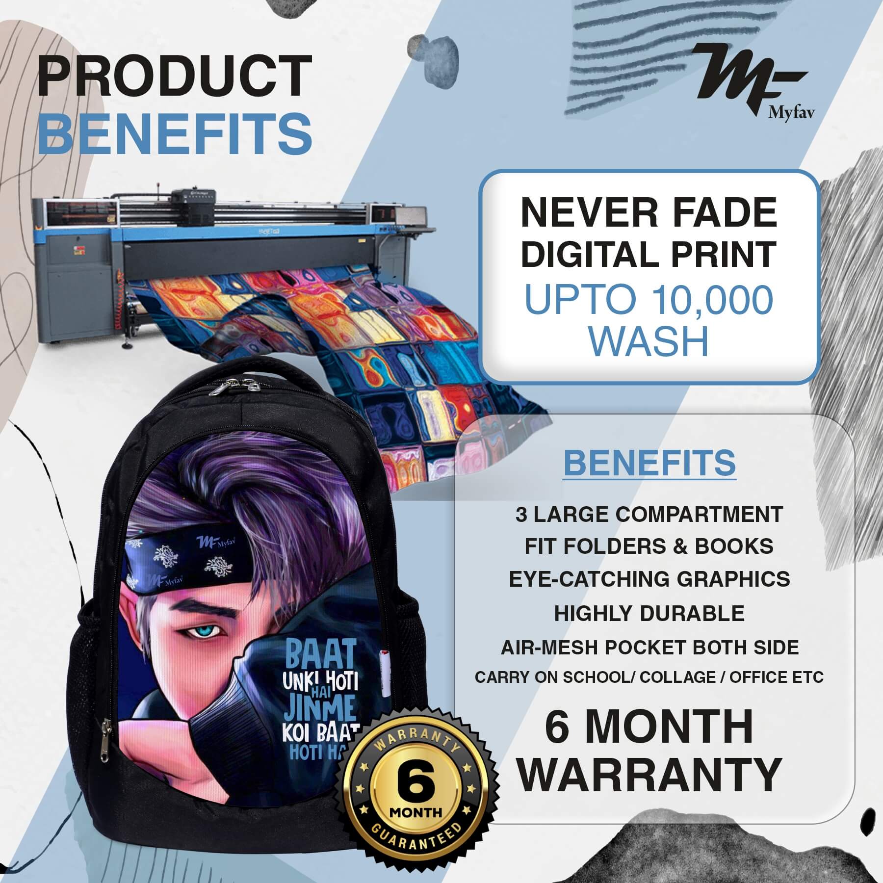 Backpack (Aura) - Motivational Quote