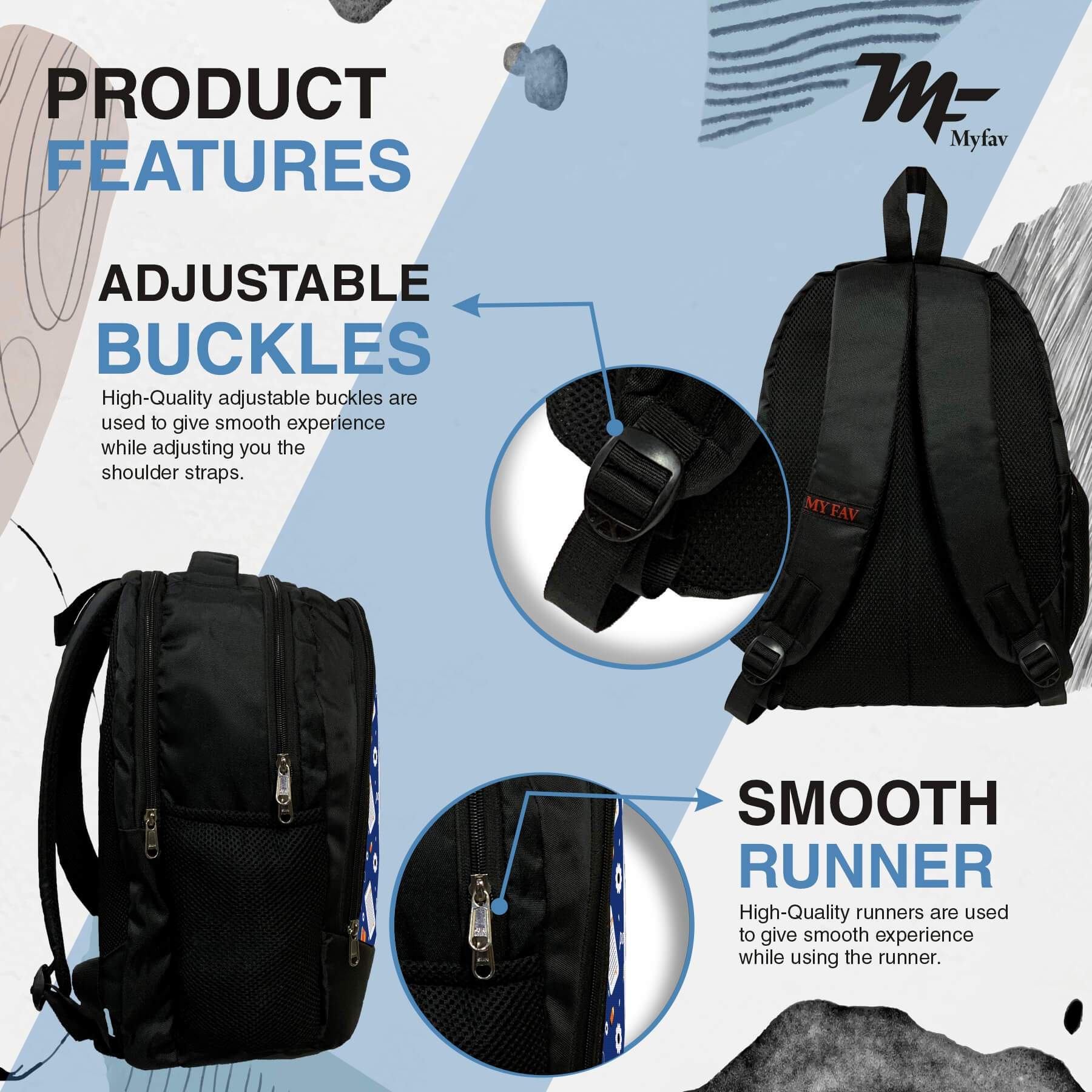 Backpack - Printed Laptop Backpack
