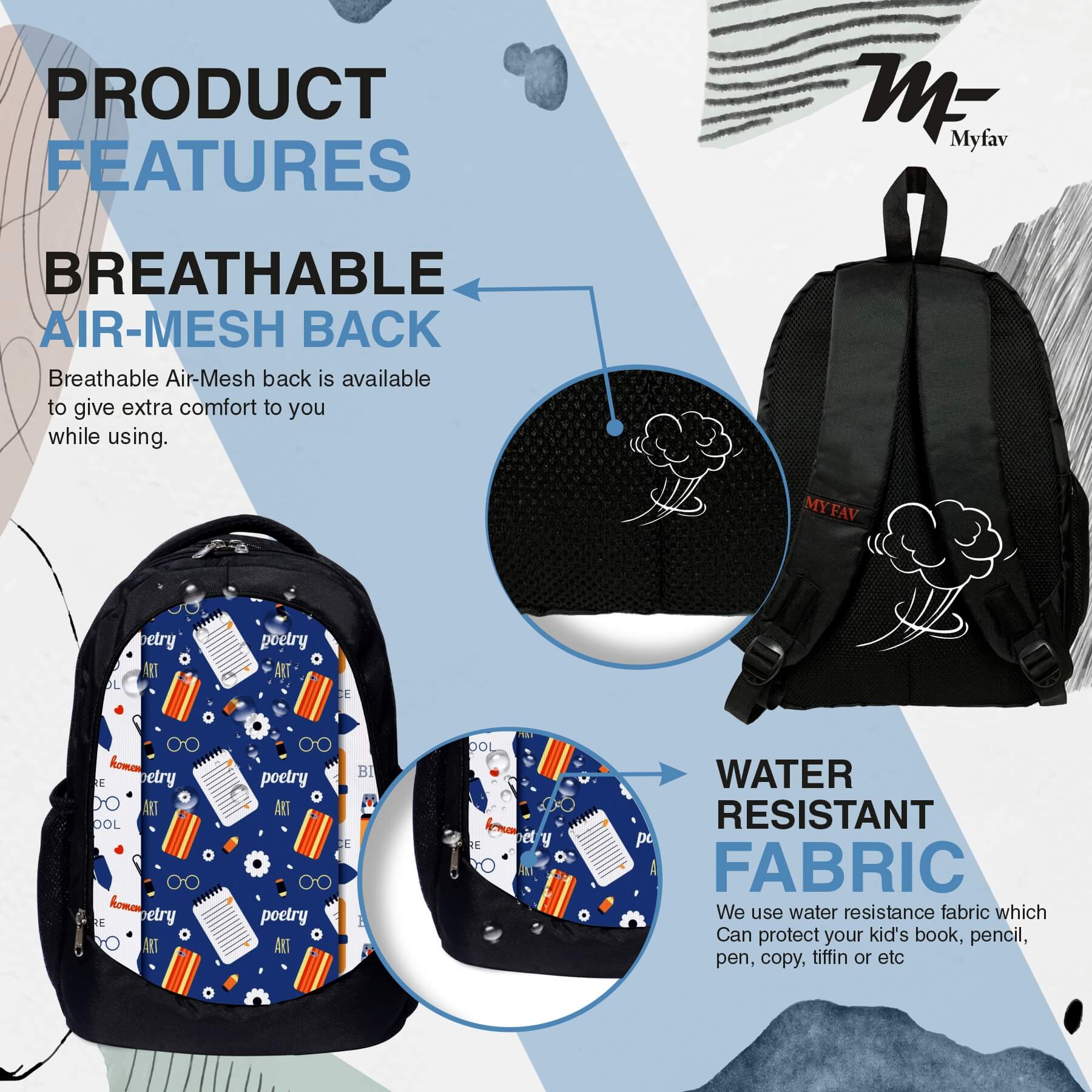 Backpack - Printed Laptop Backpack