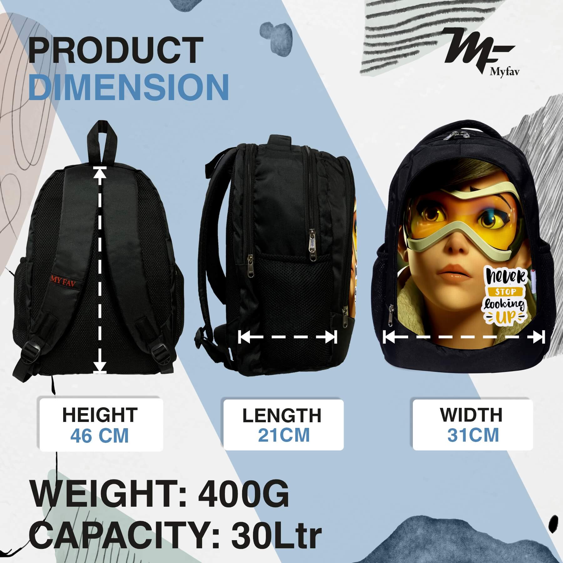 Backpack - Girl Print