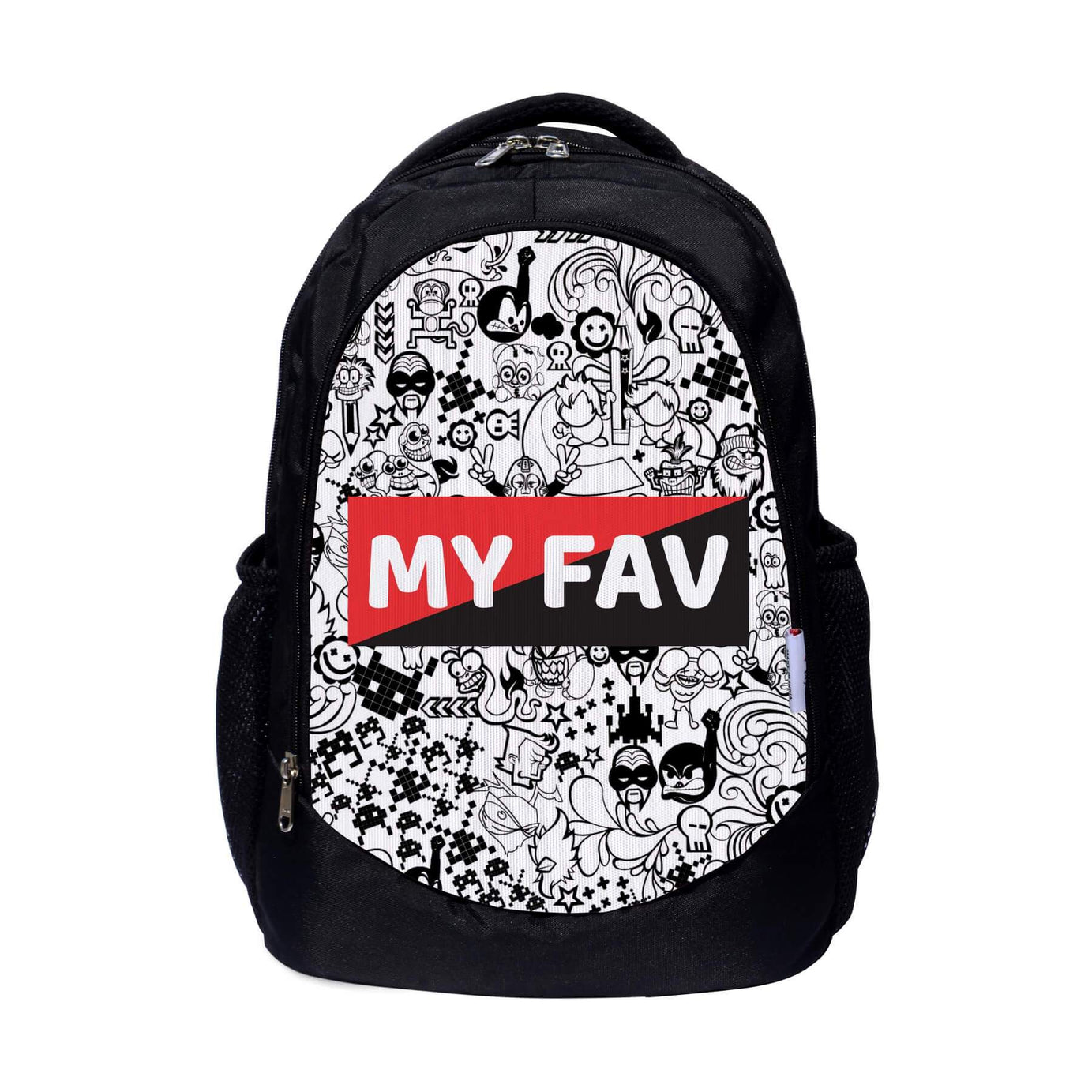 My Fav Digital Print Laptop Backpack for Men Women / School Bag for Boys & Girls