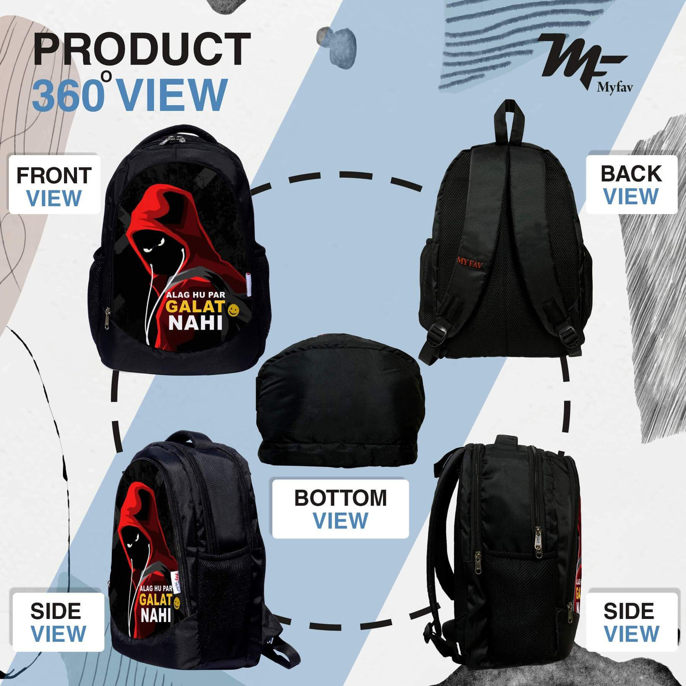 Backpack - Motivational Quote Print