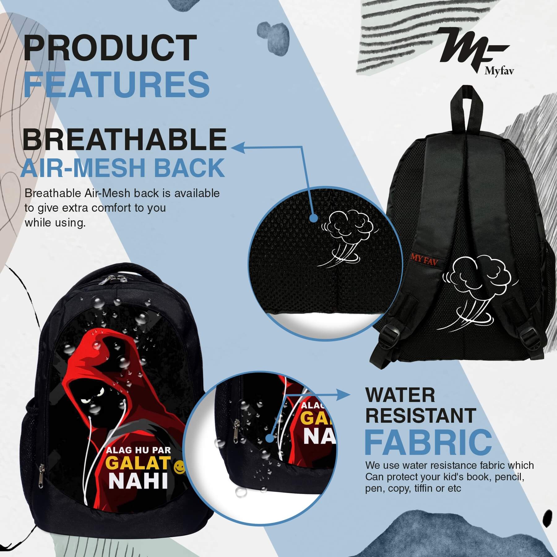 Backpack - Motivational Quote Print