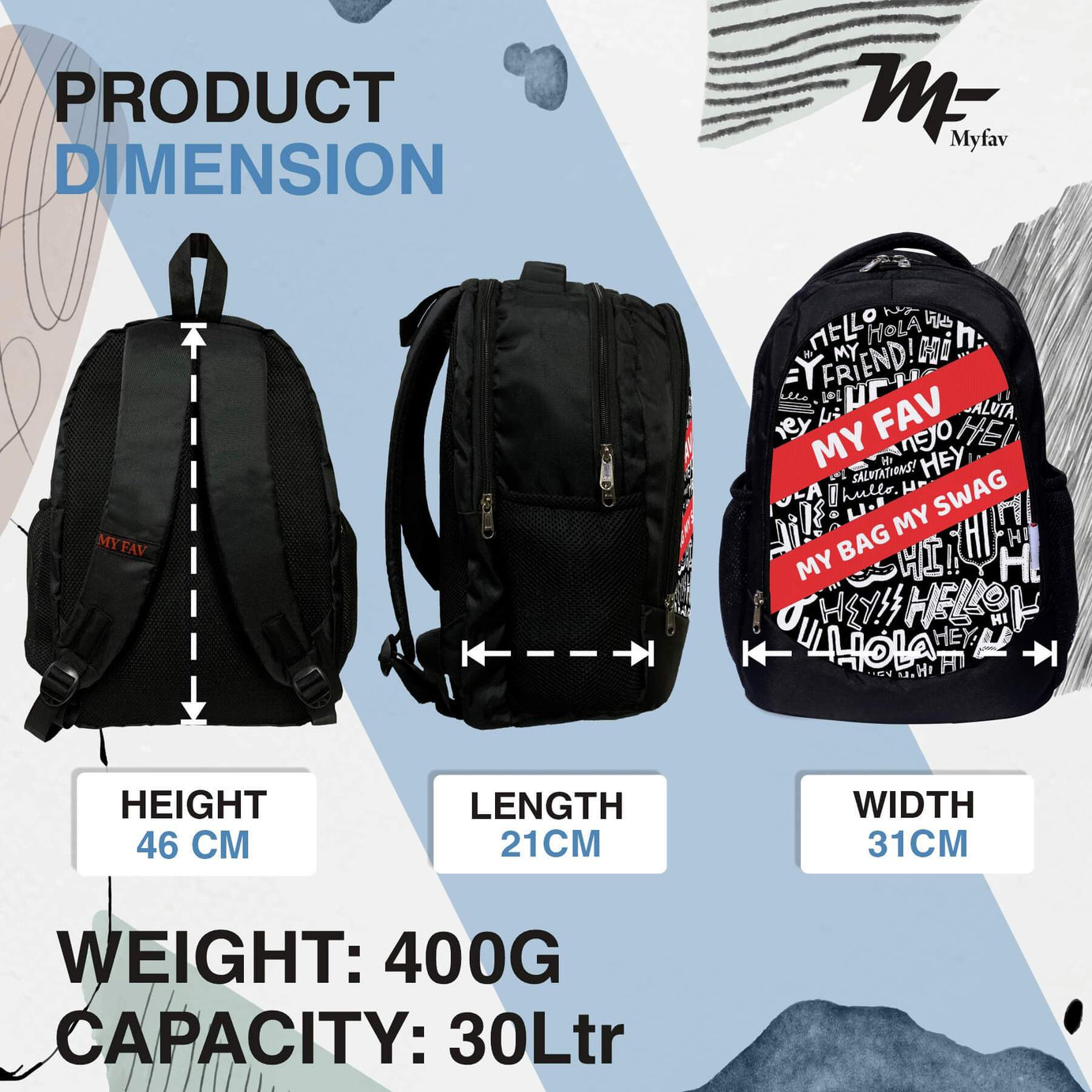 Backpack - My Swag Print