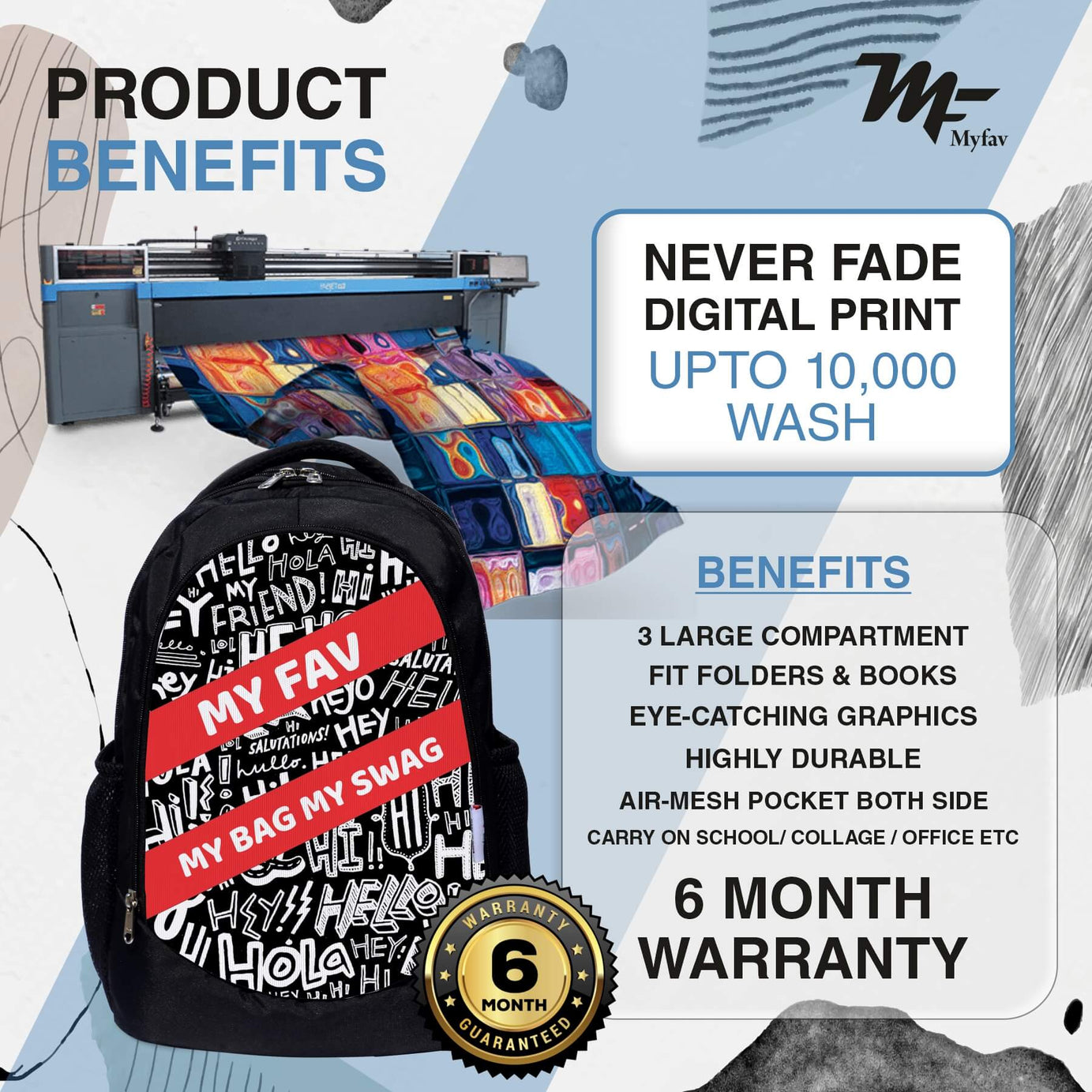 Backpack - My Swag Print