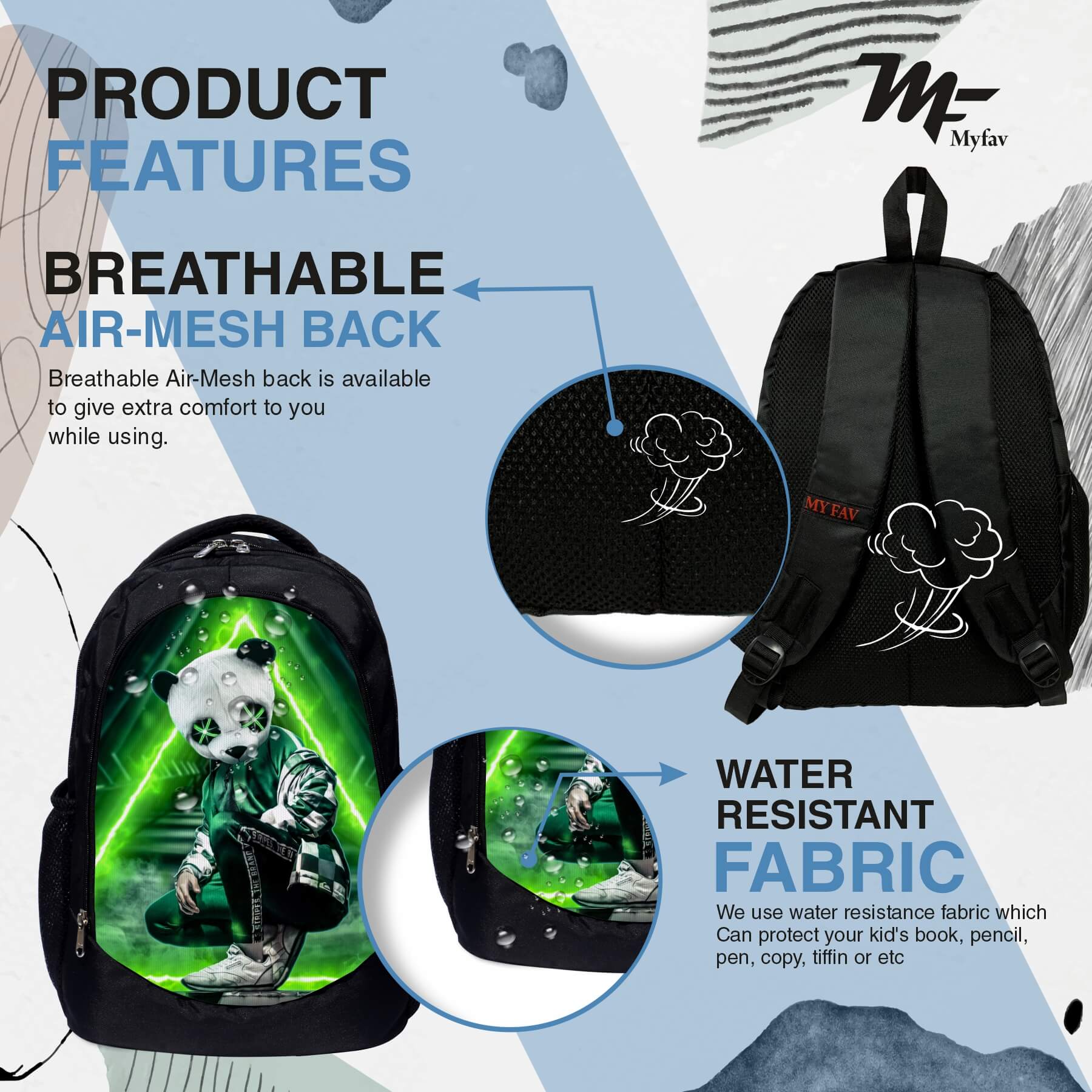 Backpack - Panda Print