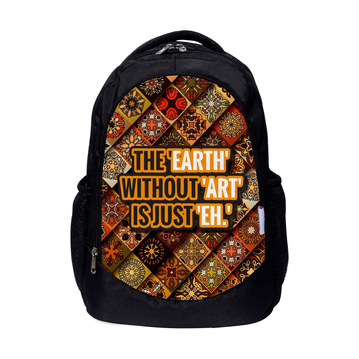 My Fav Traditional Art Print Backpack for Men Women / College Bagpack