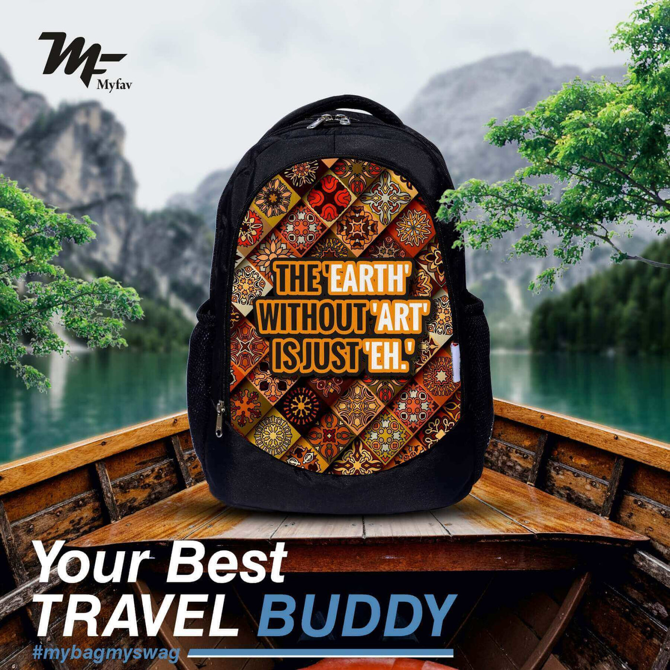 Backpack - Traditional Art Print