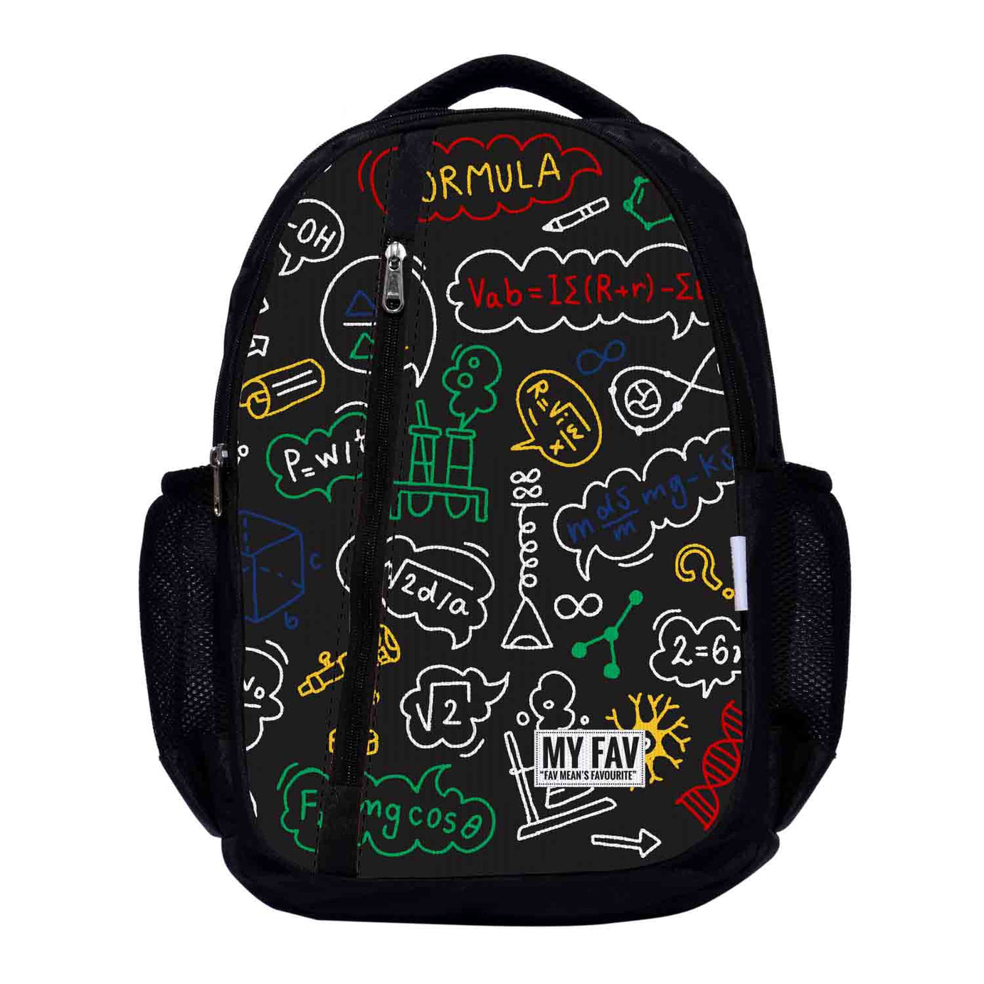 My Fav Alogritham Print Laptop Backpack For Men Women / School Bag for Boys Girls