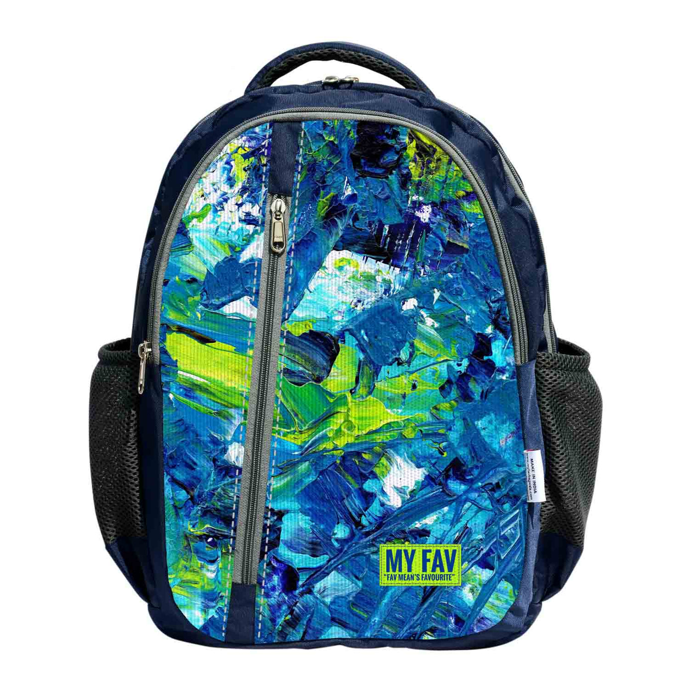 My Fav Art Print Laptop Backpack For Men Women / School Bag For Boys Girls