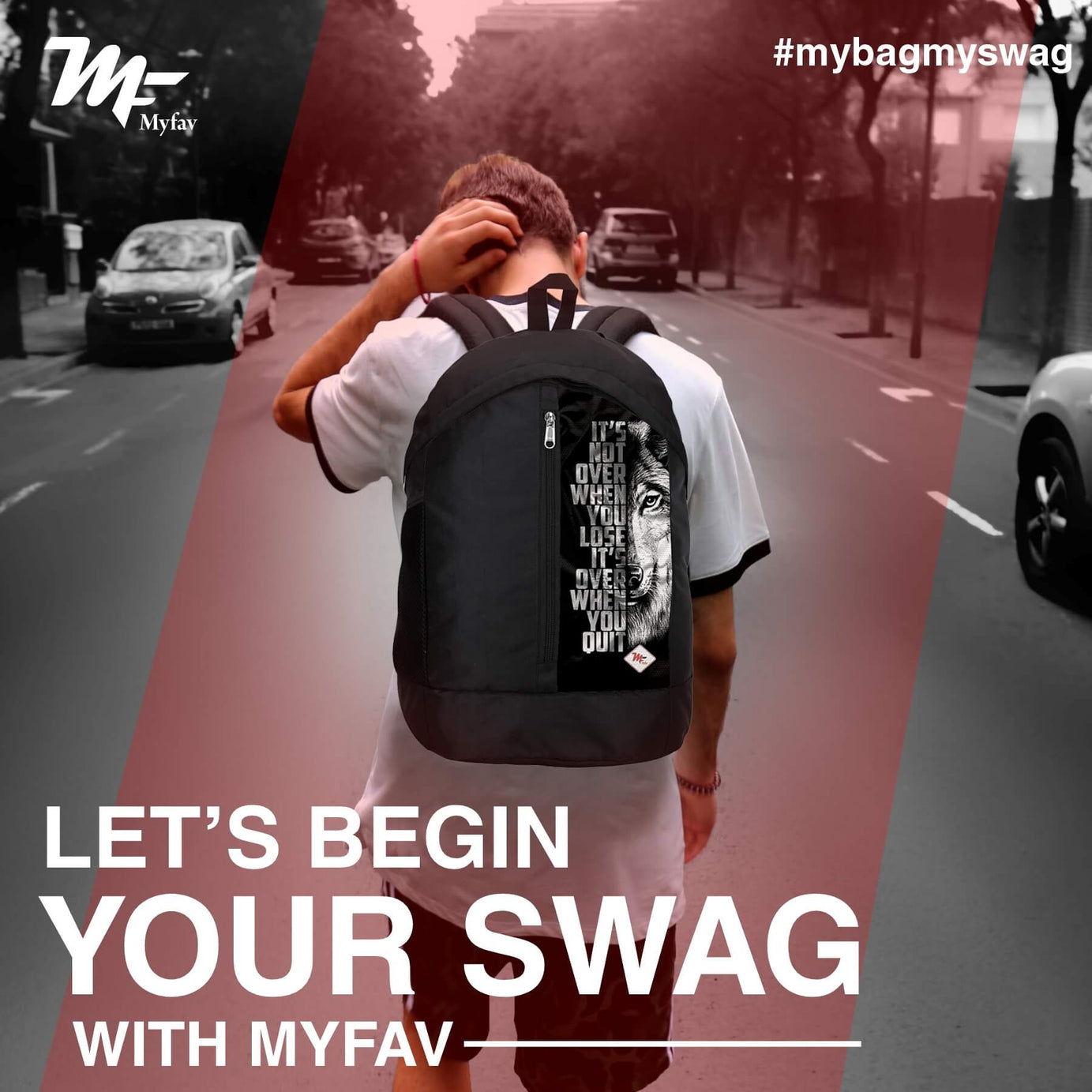 My Fav 21 L Black Laptop Backpack for Men Women / College Bag for Boys Girls / Office Bag