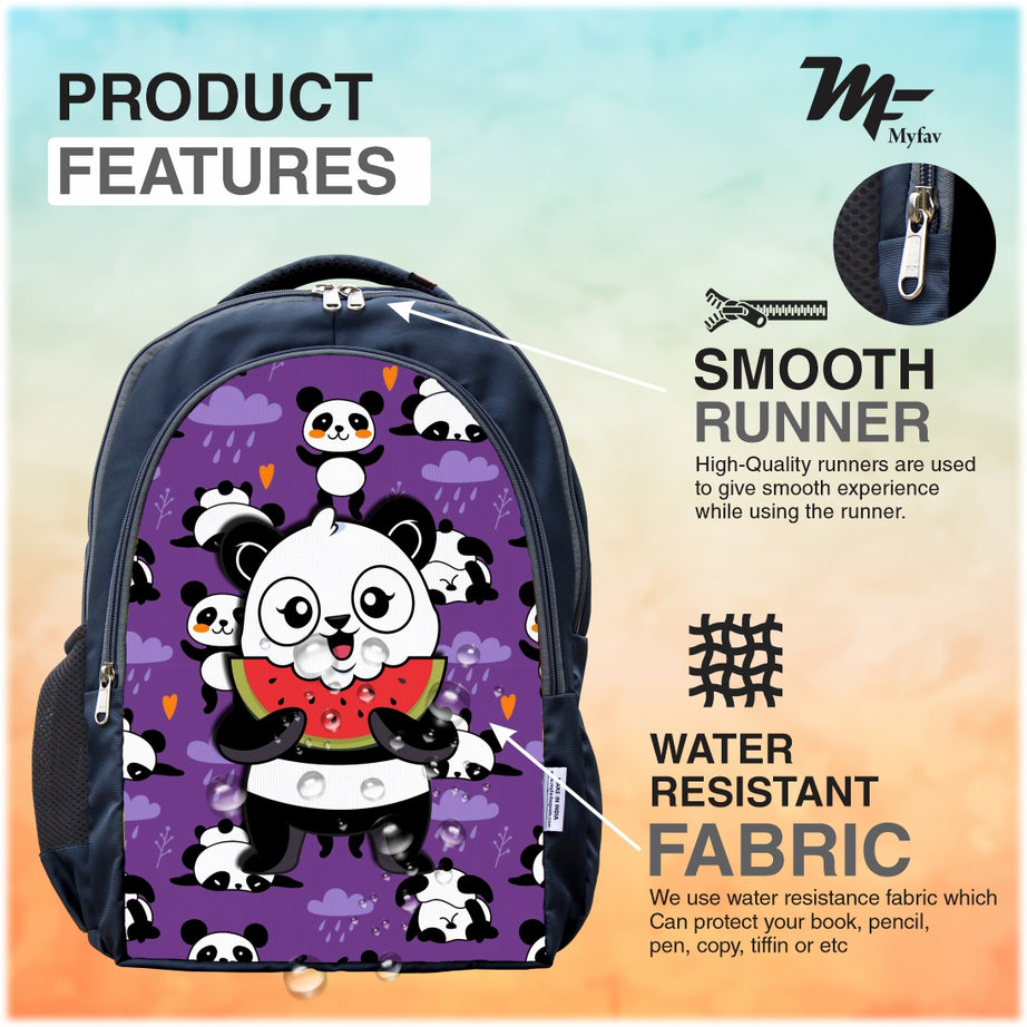 MY FAV School Bag for Kids, Stylish and Trendy Casual Backpack (5 to 14-year-old) Waterproof Shoulder Straps Bag - 6 Month Warranty