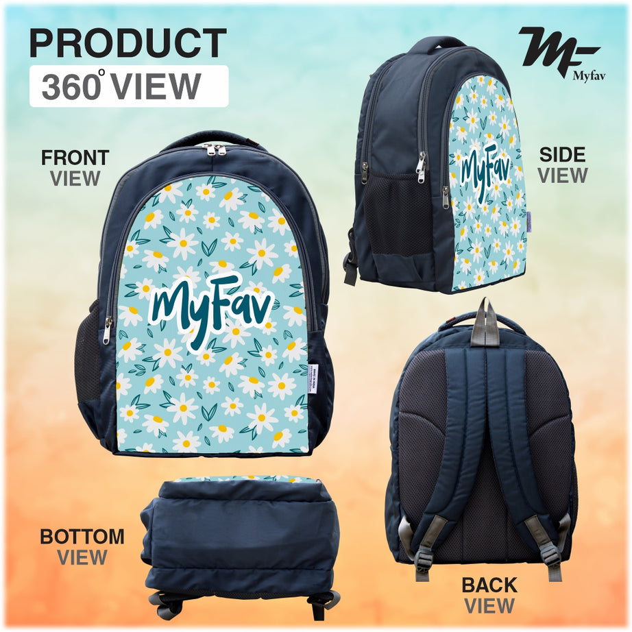 MY FAV Polyester Printed Cartoon Best Stylish Waterproof Lightweight Casual/Picnic/Tuition/School Bag/Backpack for Children Boys And Girls - 6 Month Warranty