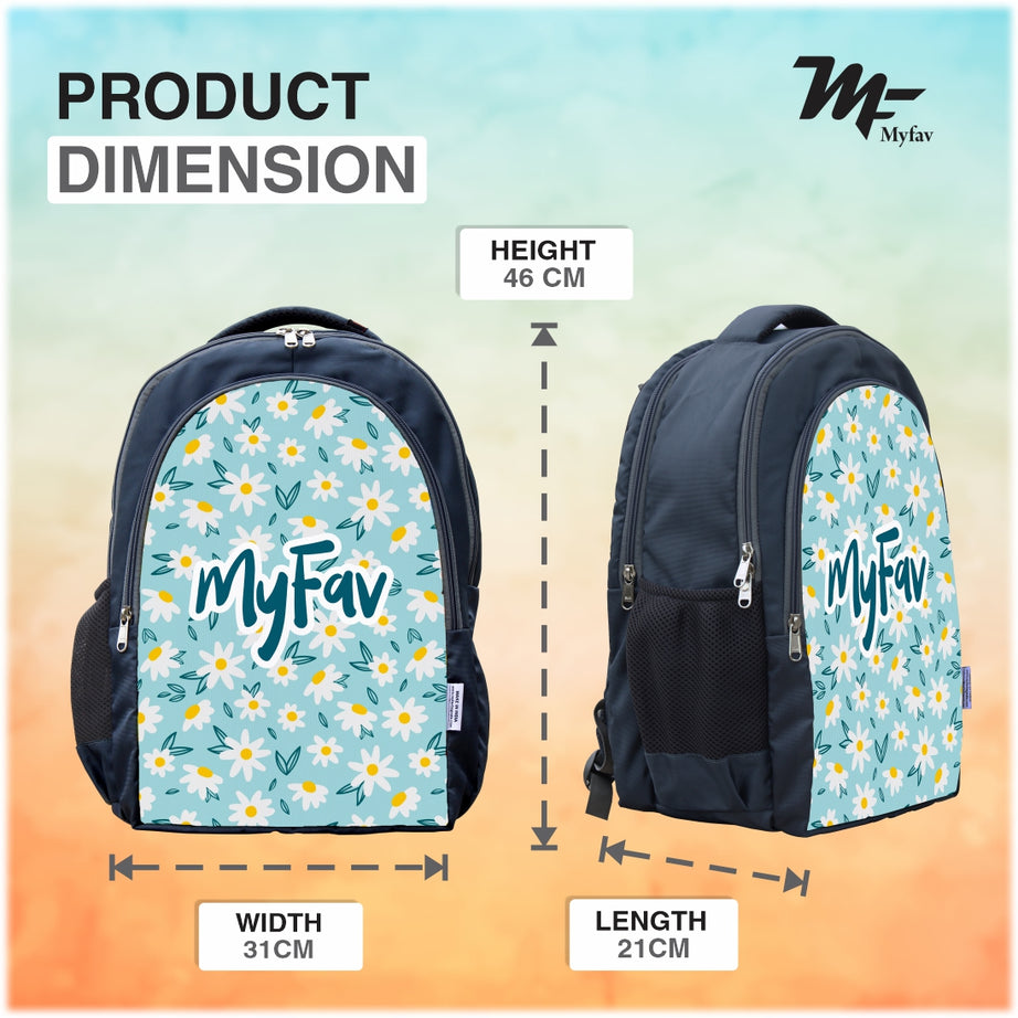 MY FAV Polyester Printed Cartoon Best Stylish Waterproof Lightweight Casual/Picnic/Tuition/School Bag/Backpack for Children Boys And Girls - 6 Month Warranty