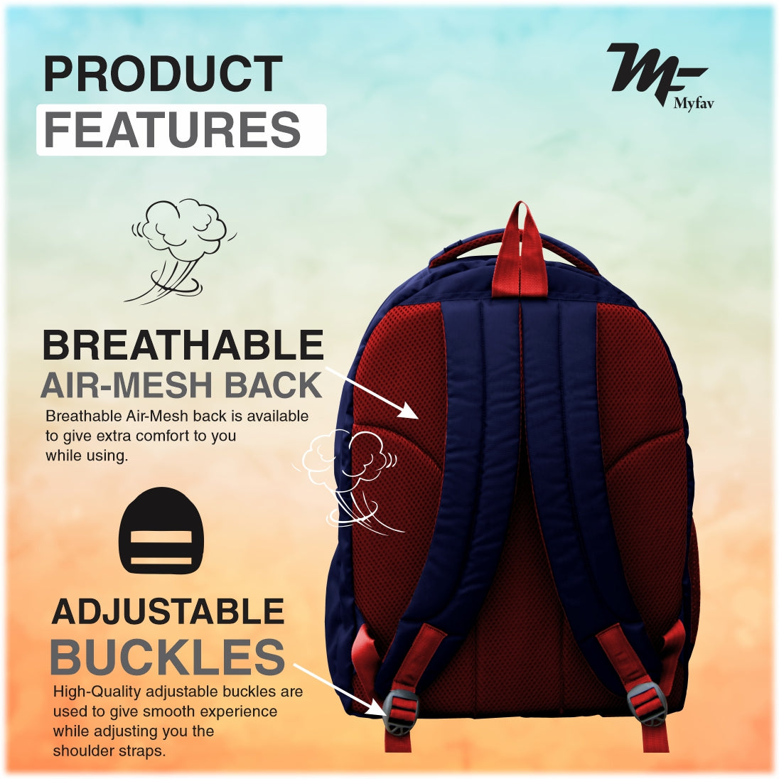 MY FAV Polyester Waterproof & Lightweight Cartoon Printed Backpack (5 to 14-year-old) - Stylish Standard Backpack s for Kids | Waterproof Shoulder Straps Bag - 6 Month Warranty