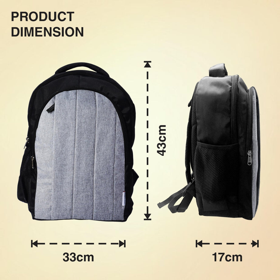 MY FAV Water Resistant Backpack/Laptop Bag for Men Women Boys Girls, Bag For Office, School, College, Casual, Fit Upto 17" Laptops, Lightweight Outdoor Travel Bag-30 Liter