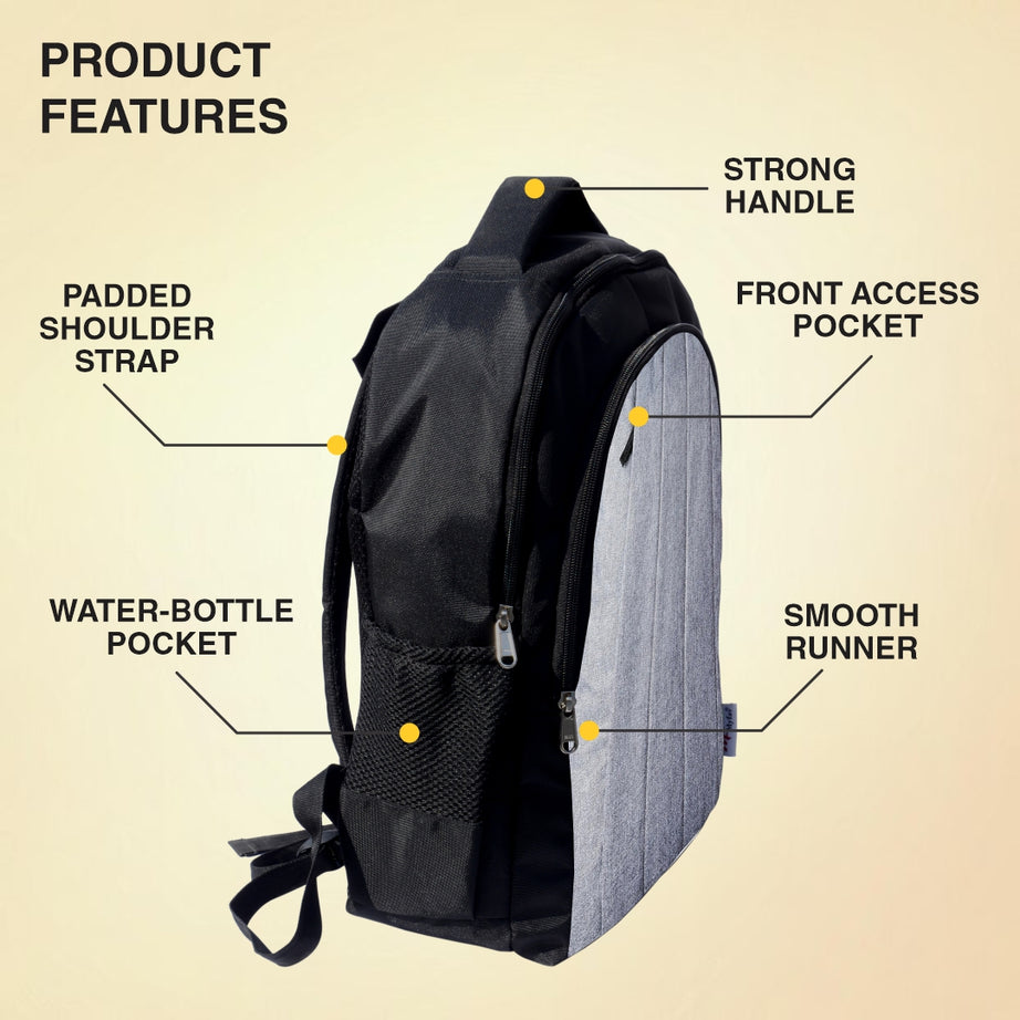 MY FAV Water Resistant Backpack/Laptop Bag for Men Women Boys Girls, Bag For Office, School, College, Casual, Fit Upto 17" Laptops, Lightweight Outdoor Travel Bag-30 Liter