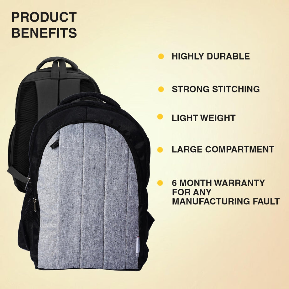 MY FAV Water Resistant Backpack/Laptop Bag for Men Women Boys Girls, Bag For Office, School, College, Casual, Fit Upto 17" Laptops, Lightweight Outdoor Travel Bag-30 Liter