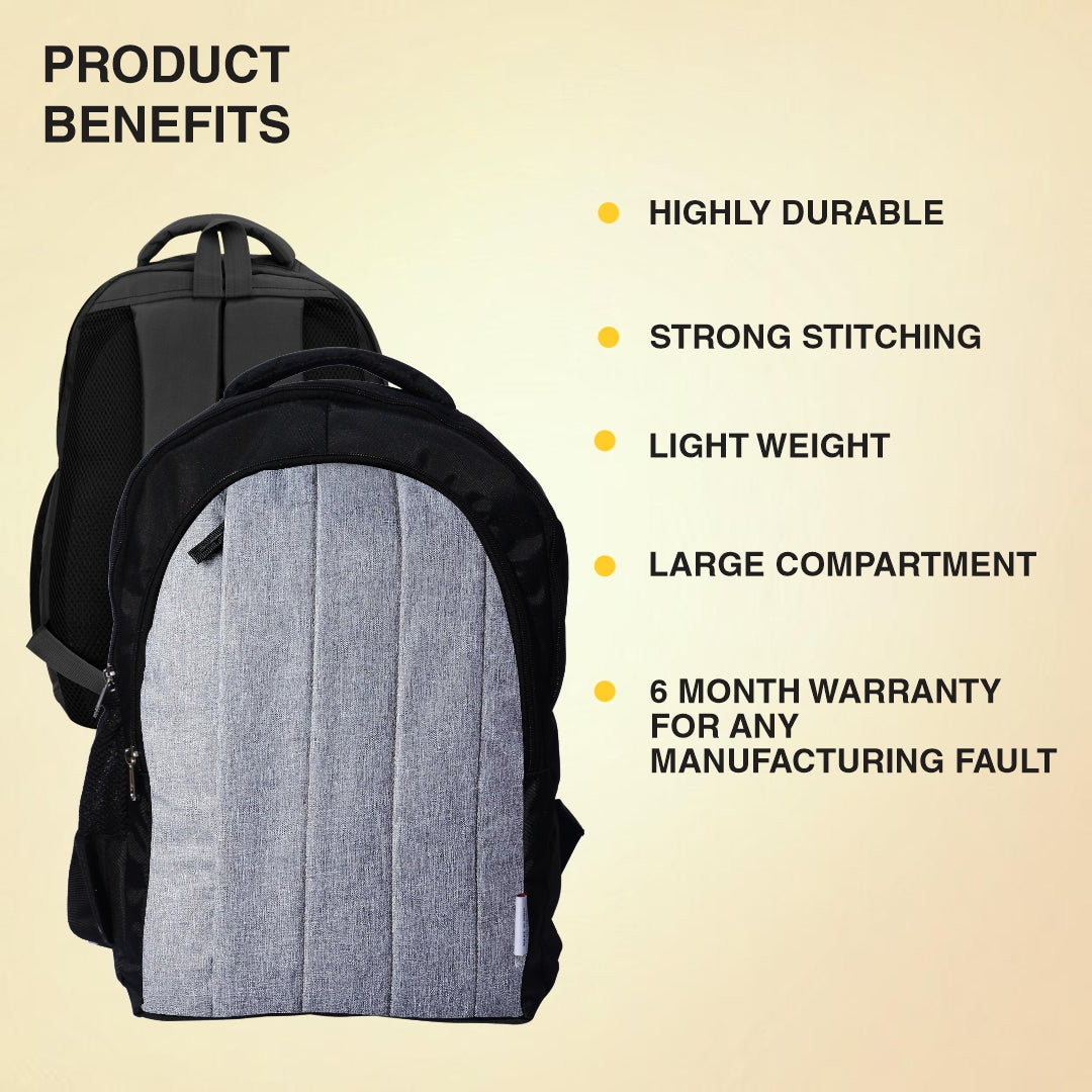 MY FAV Water Resistant Backpack/Laptop Bag for Men Women Boys Girls, Bag For Office, School, College, Casual, Fit Upto 17" Laptops, Lightweight Outdoor Travel Bag-30 Liter
