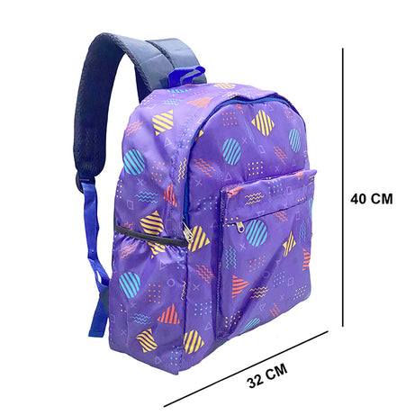 Printed Lightweight Waterproof Casual/Picnic/Tuition/School Bag/Backpack for Kids, Girls, Boys, Play School with Adjustable Straps & Multi Compartments-5