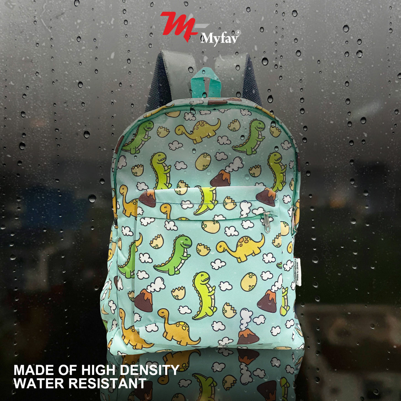 Printed Lightweight Waterproof Casual/Picnic/Tuition/School Bag/Backpack for Kids, Girls, Boys, Play School with Adjustable Straps & Multi Compartments-6