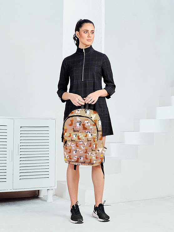 MY FAV Printed Lightweight Waterproof Casual/Picnic/Tuition/School Bag/Backpack for Kids, Girls, Boys, Play School with Adjustable Straps & Multi Compartments-9