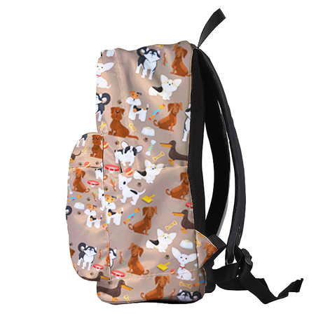 MY FAV Printed Lightweight Waterproof Casual/Picnic/Tuition/School Bag/Backpack for Kids, Girls, Boys, Play School with Adjustable Straps & Multi Compartments-9
