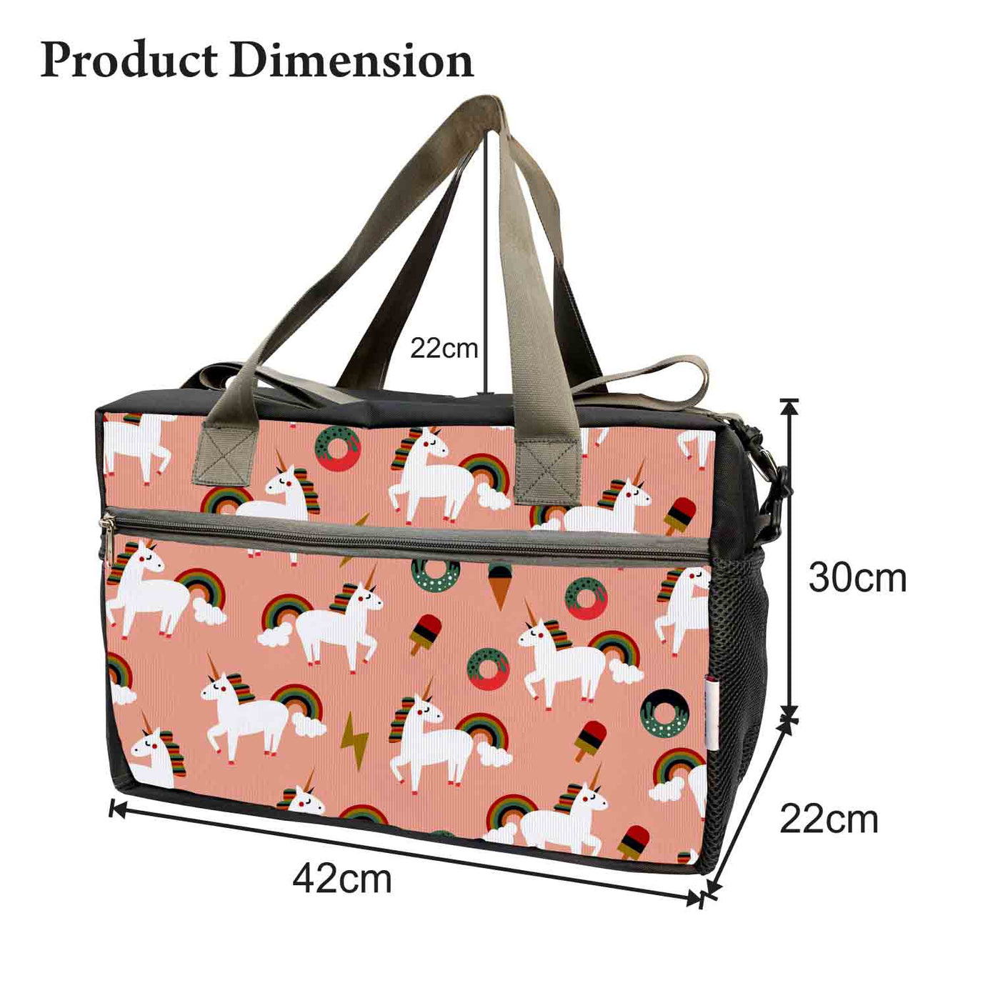 My Fav Digital Print Cabin Size Duffle Travel bag for Men Women