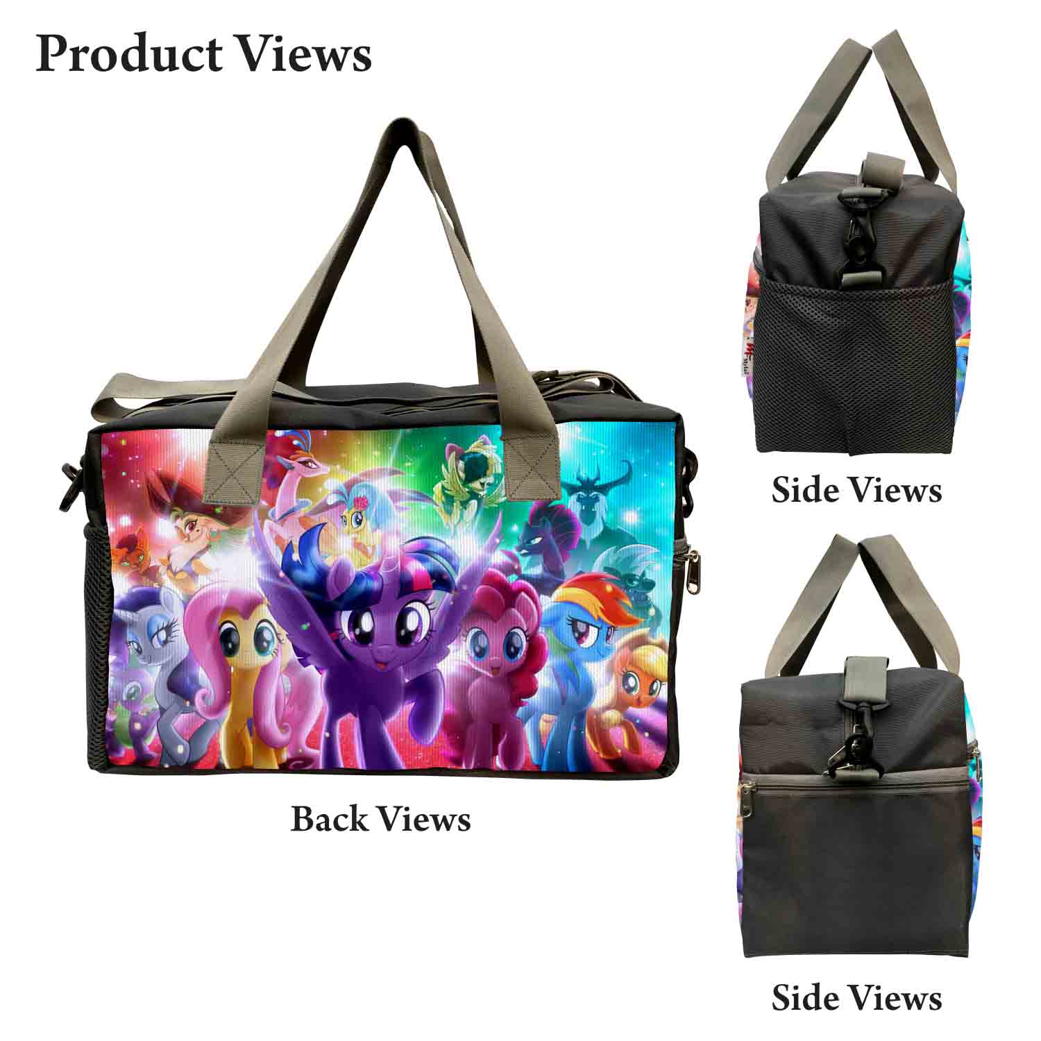 My Fav Cartoon Print Cabin Size Duffle Travel bag for Men Women