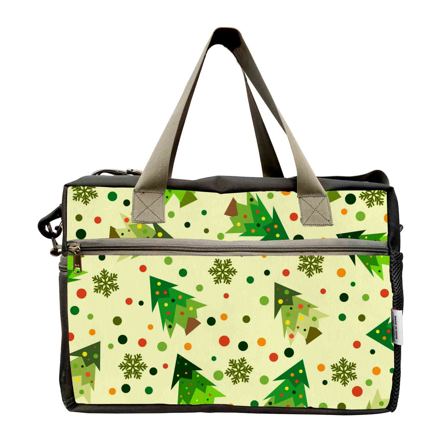 My Fav Xmas Tree Print Cabin Size Duffle Travel bag for Men Women