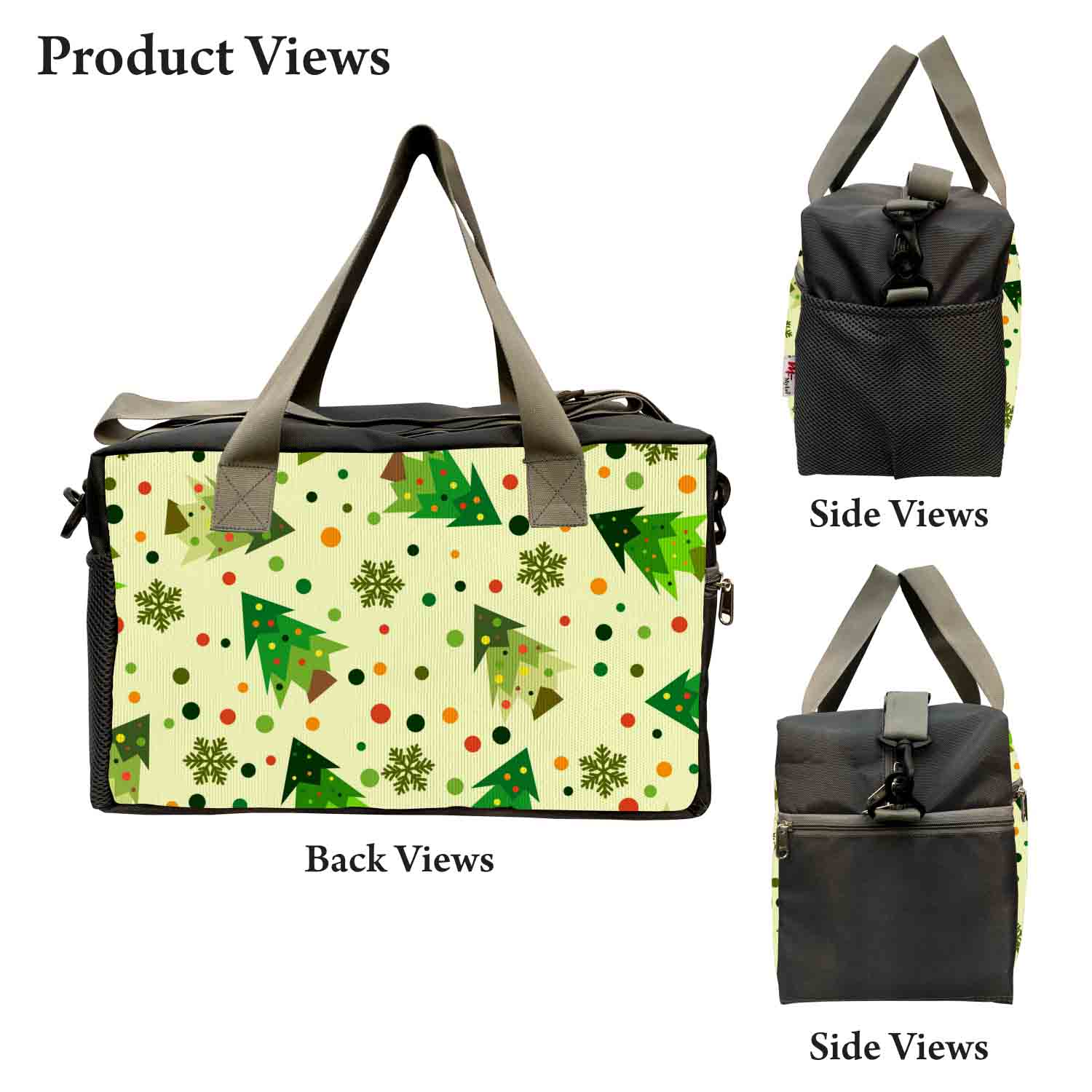 My Fav Xmas Tree Print Cabin Size Duffle Travel bag for Men Women
