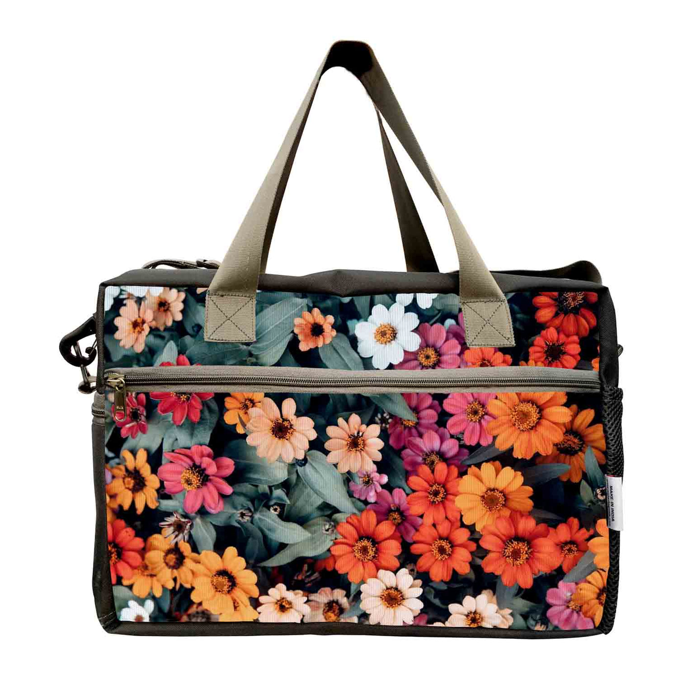 My Fav Floral Print Cabin Size Duffle Travel bag for Men Women
