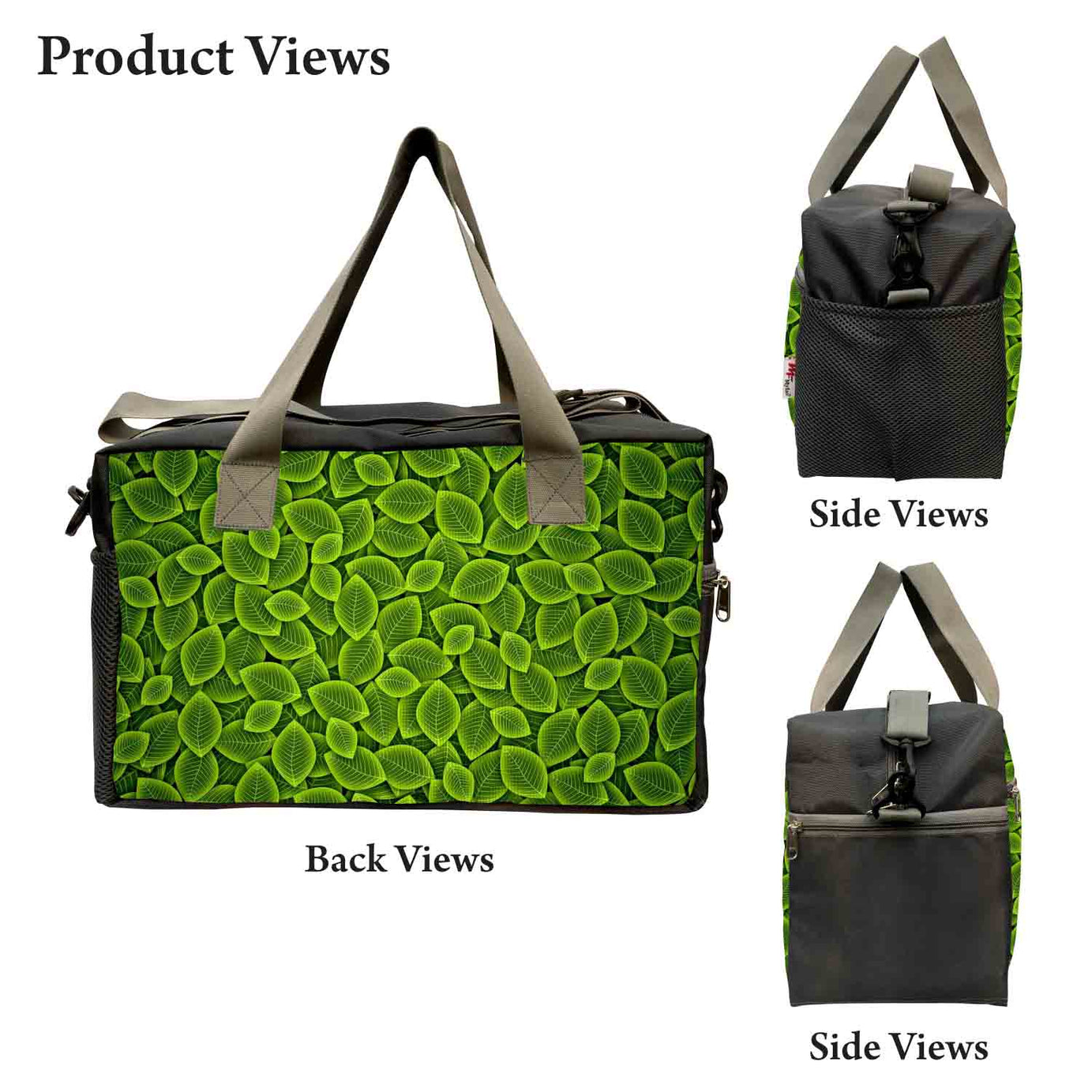 My Fav Leavs Print Cabin Size Duffle Travel bag for Men Women