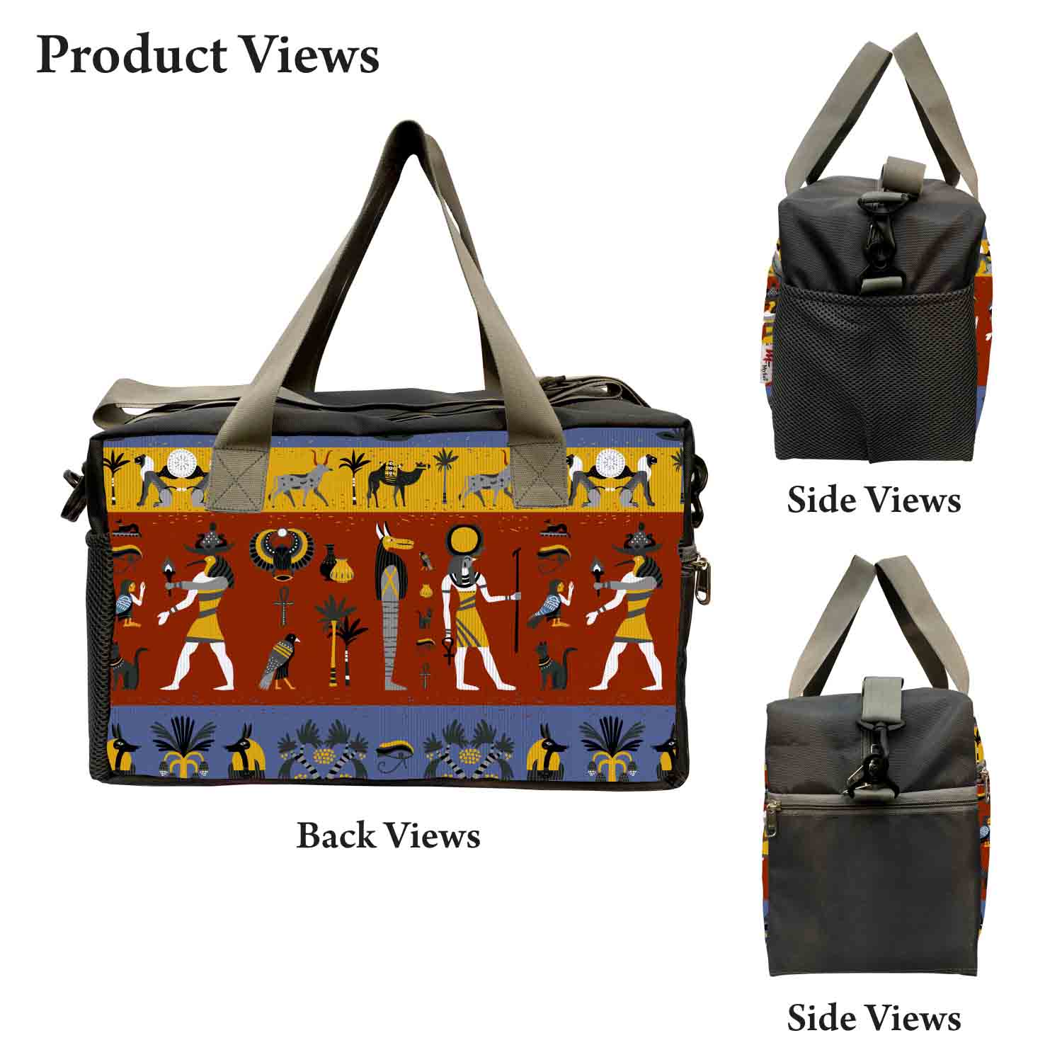 My Fav Traditional Printed Cabin Size Duffle Travel bag for Men Women