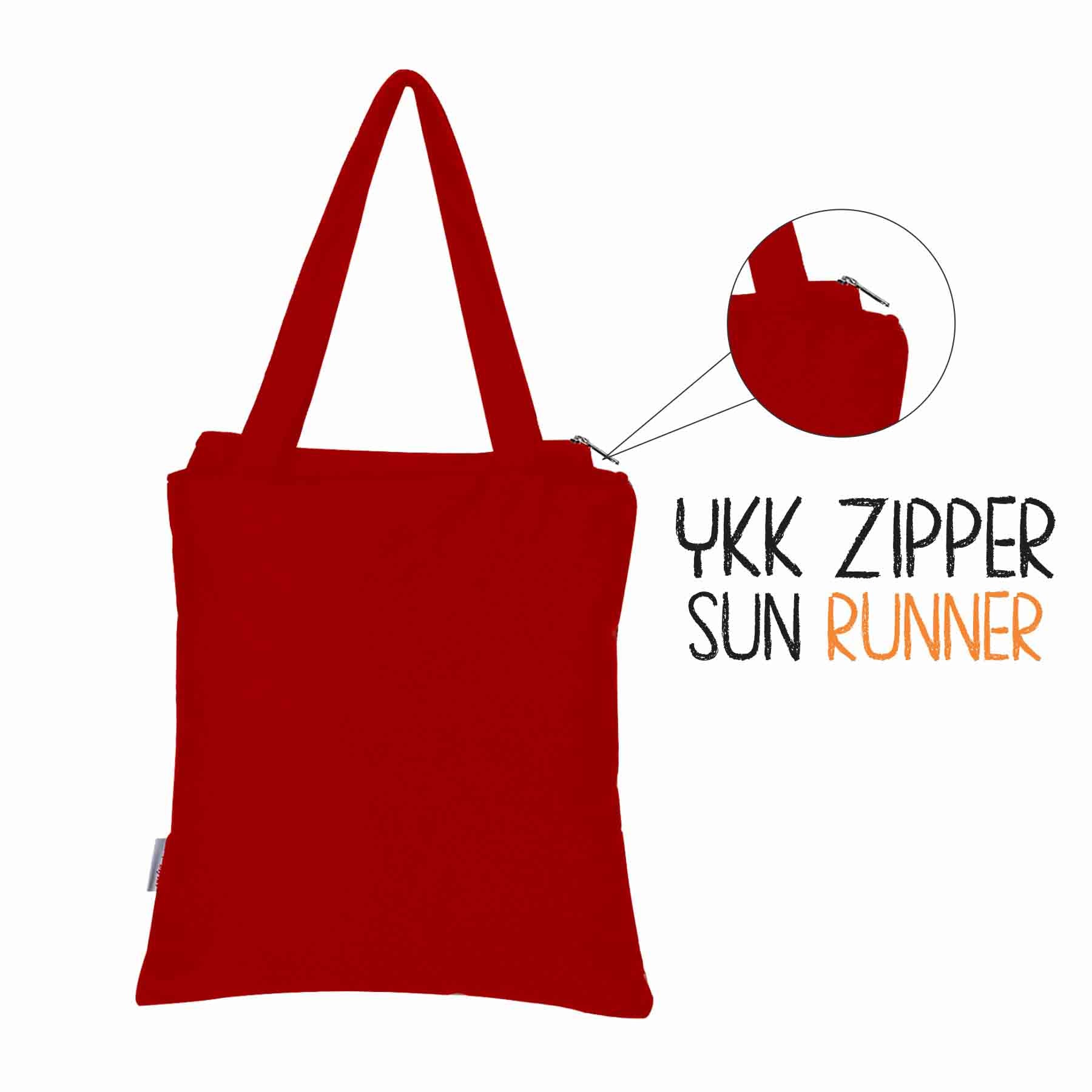 Premium Cotton Canvas Tote Bag - Rangoli Print